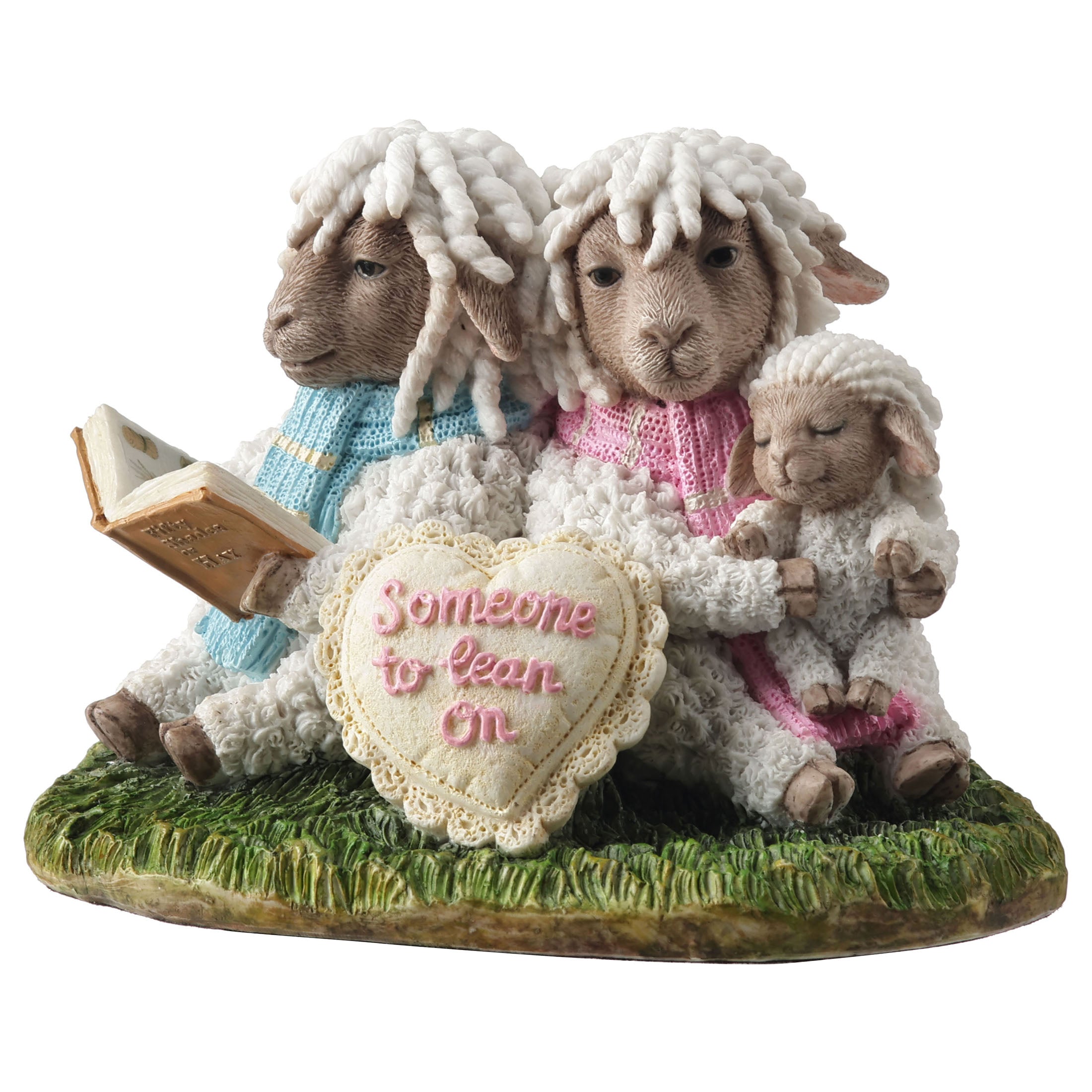 Family Of Sheep Someone To Lean On