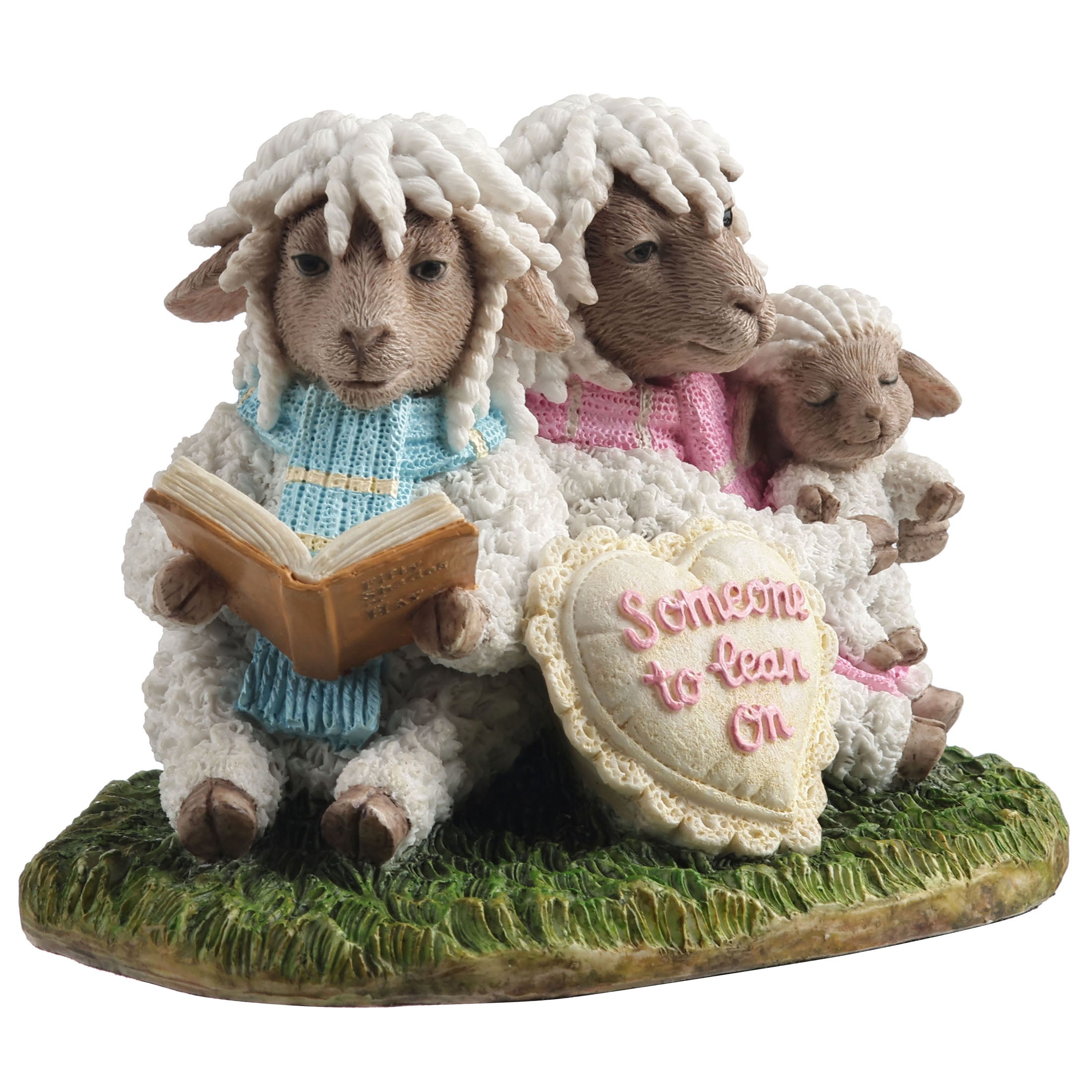 Family Of Sheep Someone To Lean On