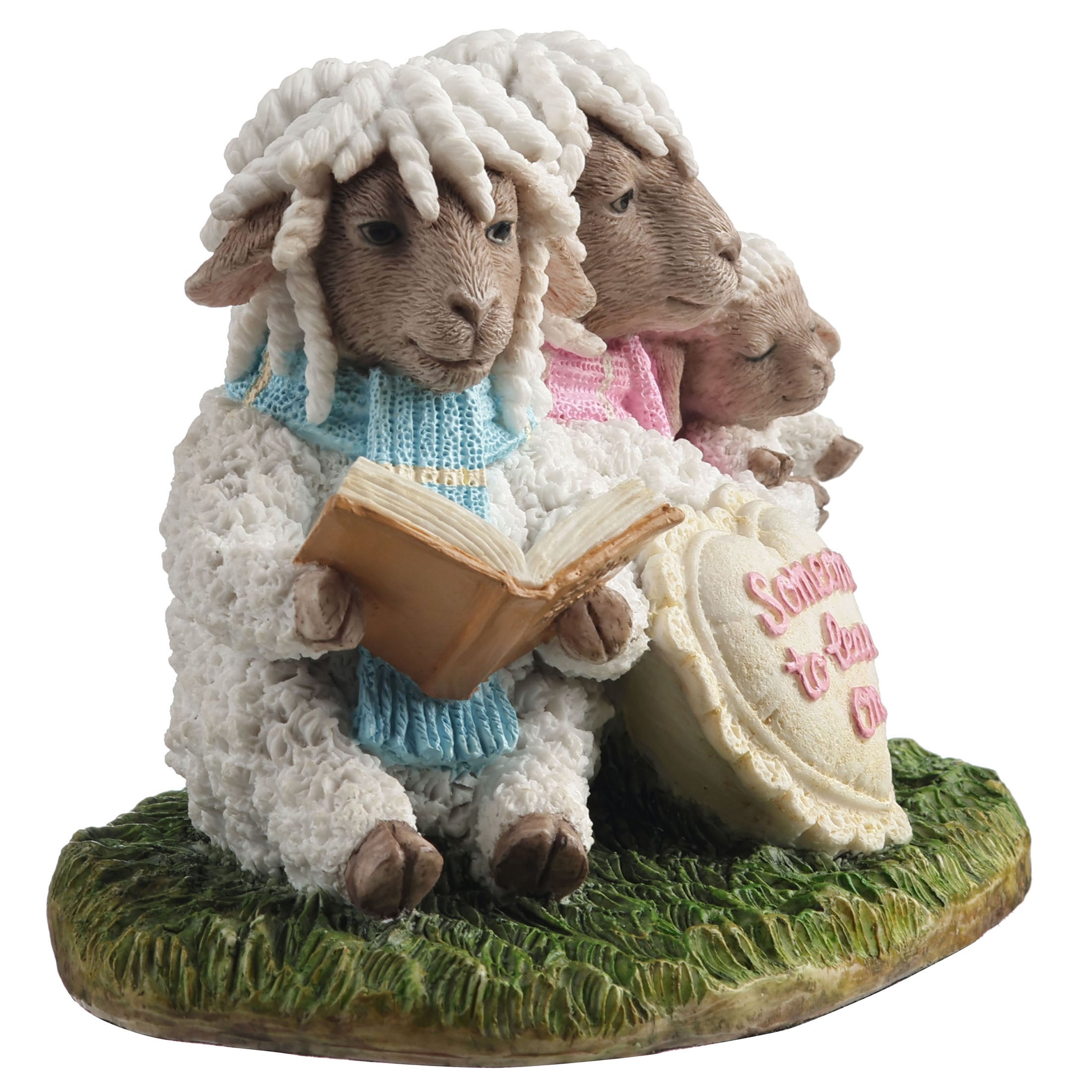 Family Of Sheep Someone To Lean On