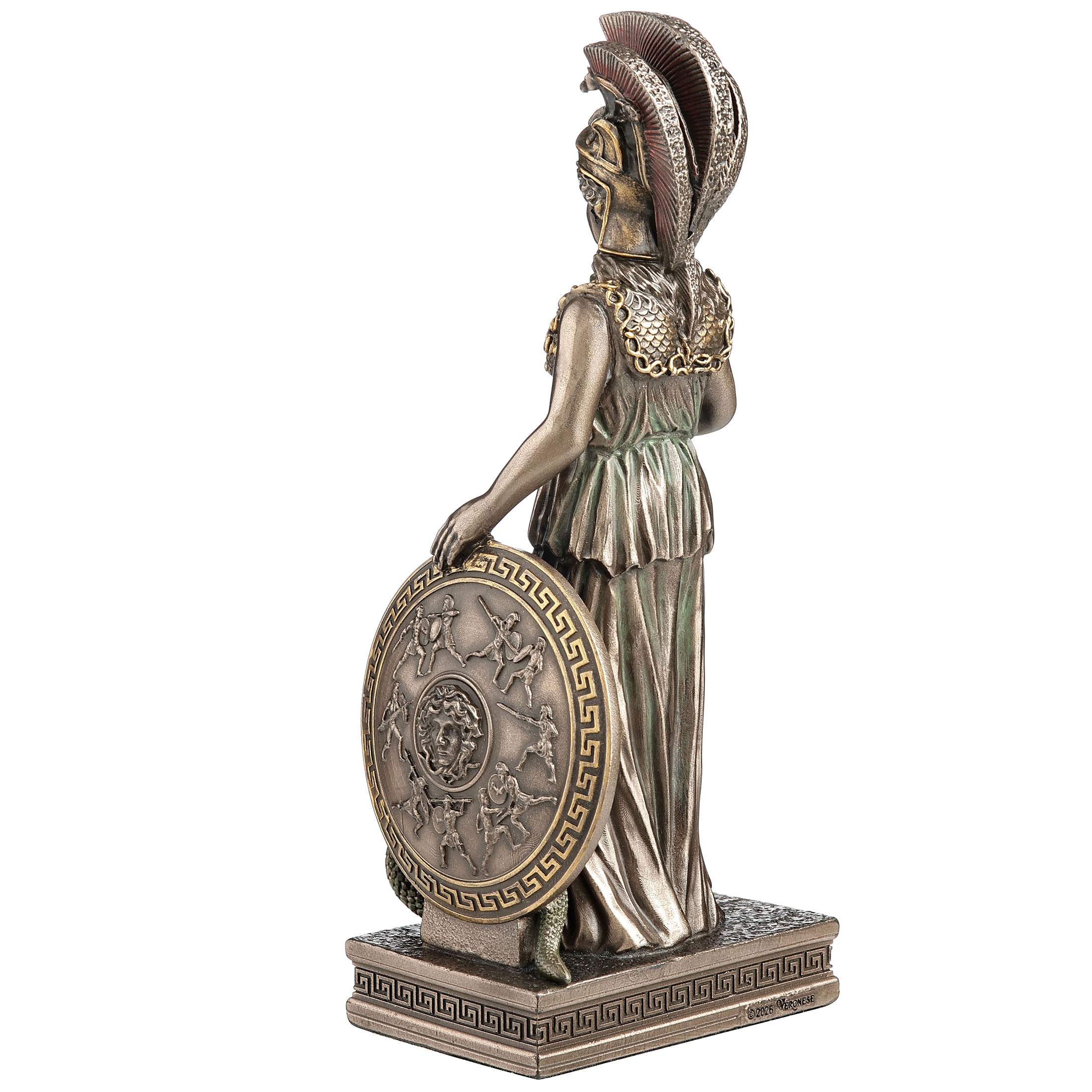 Greek Goddess Athena Holding A Statue Of Nike