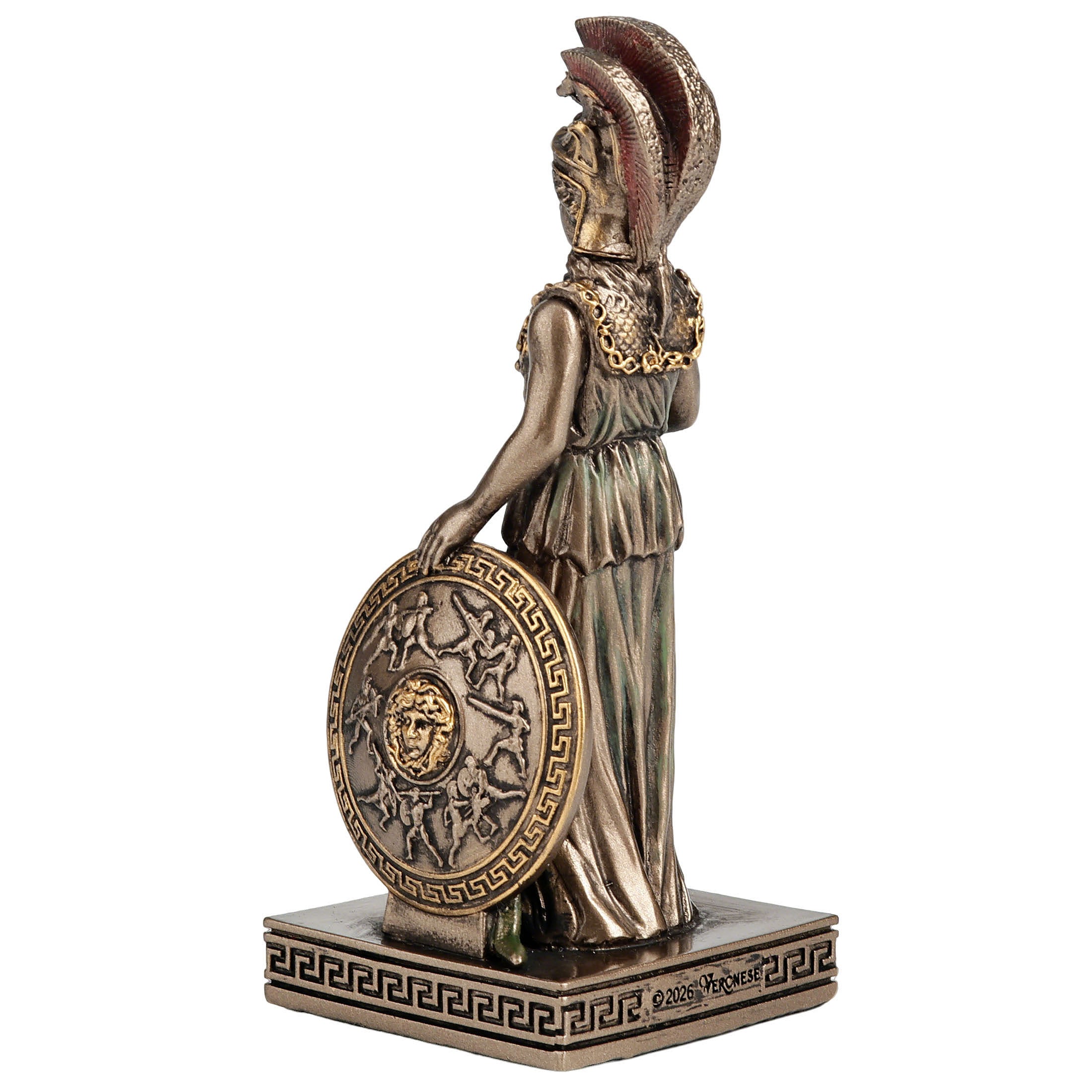 Greek Goddess Athena Holding A Statue Of Nike