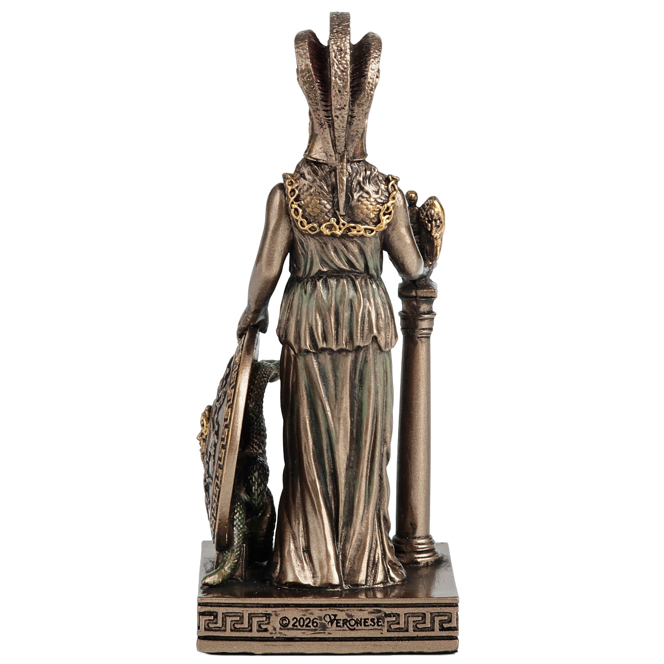 Greek Goddess Athena Holding A Statue Of Nike