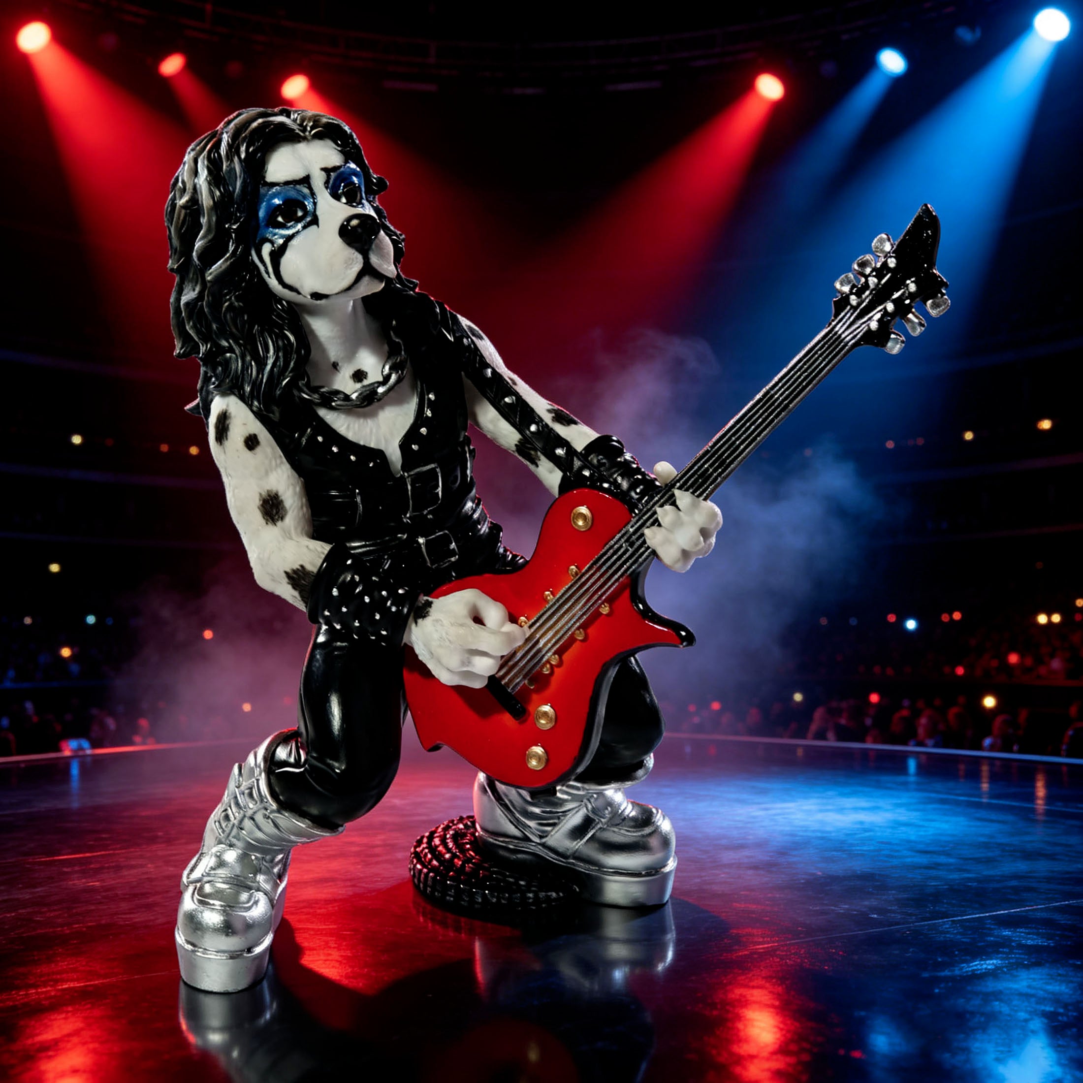 Iron Whiskers Guitar Player Hound Heavy Riff