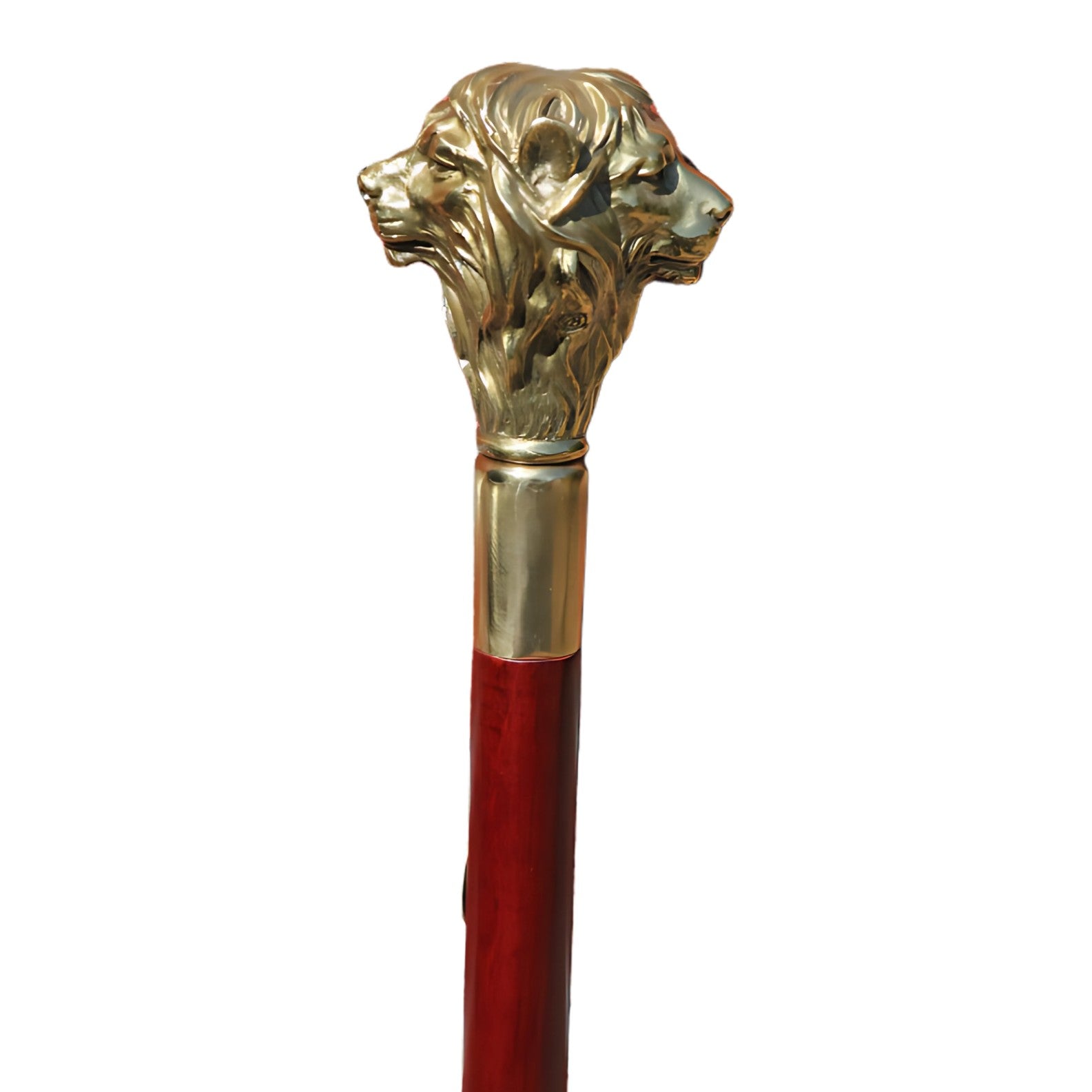 Walking Stick with Handle of a Lion's Head | Animal Sculptures