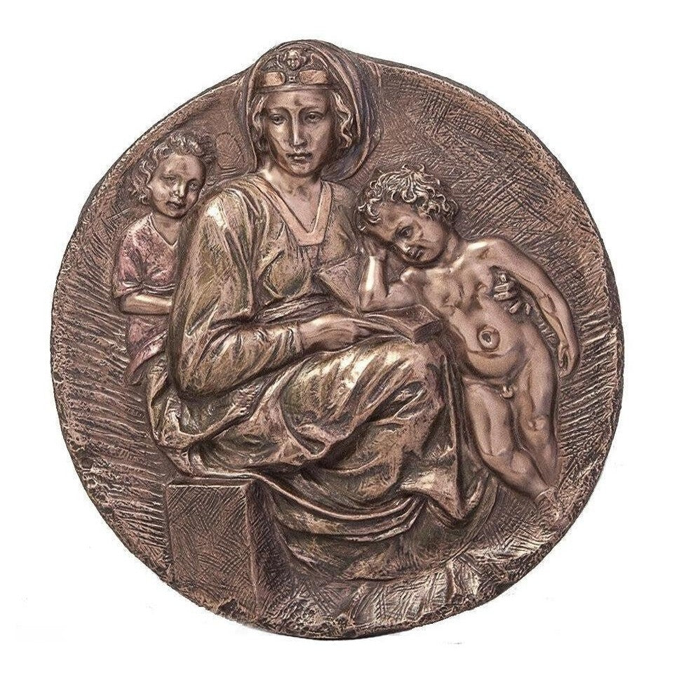 Wall Plaque medallion Madonna Michelangelo | Wall Plaques & Signs