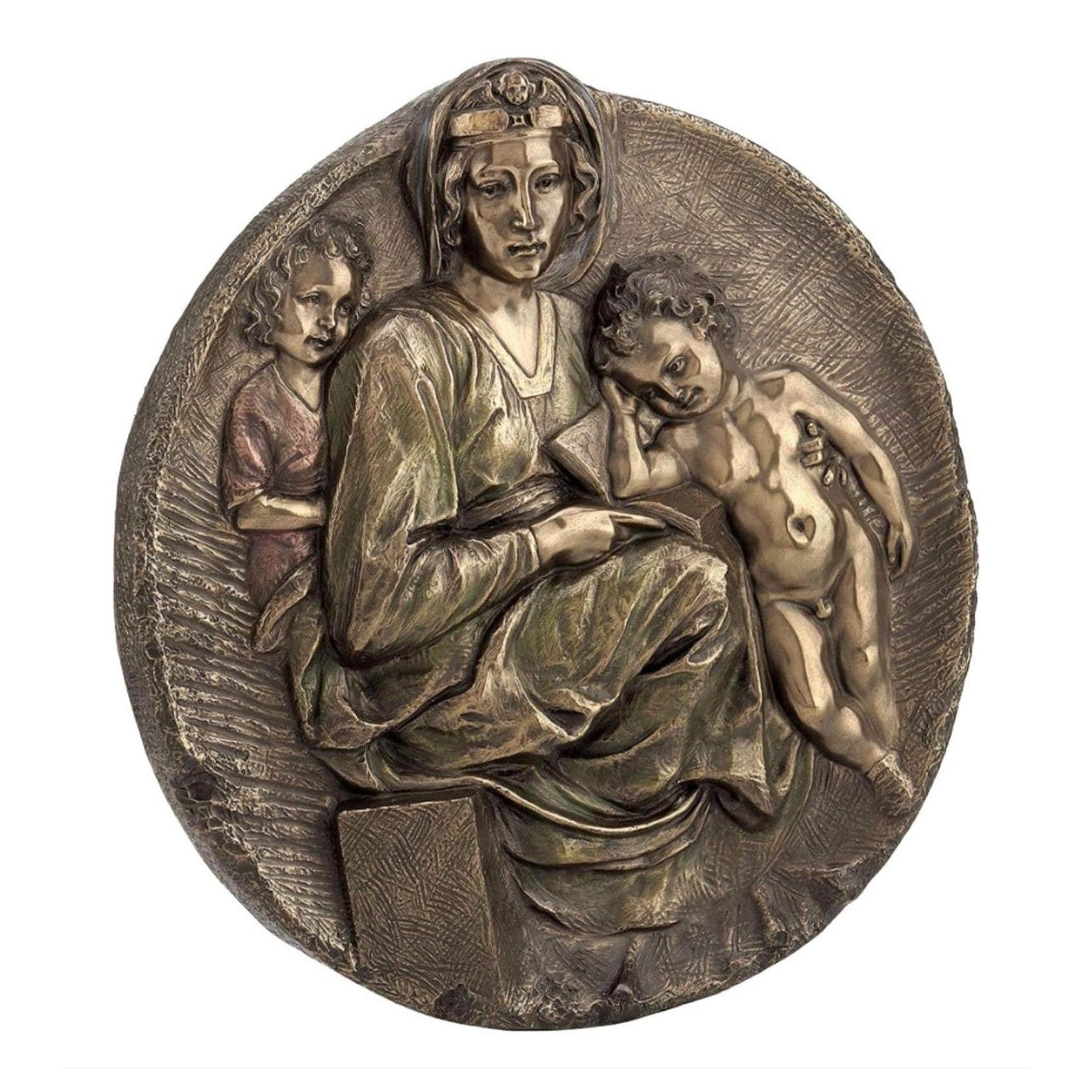 Wall Plaque medallion Madonna Michelangelo | Wall Plaques & Signs