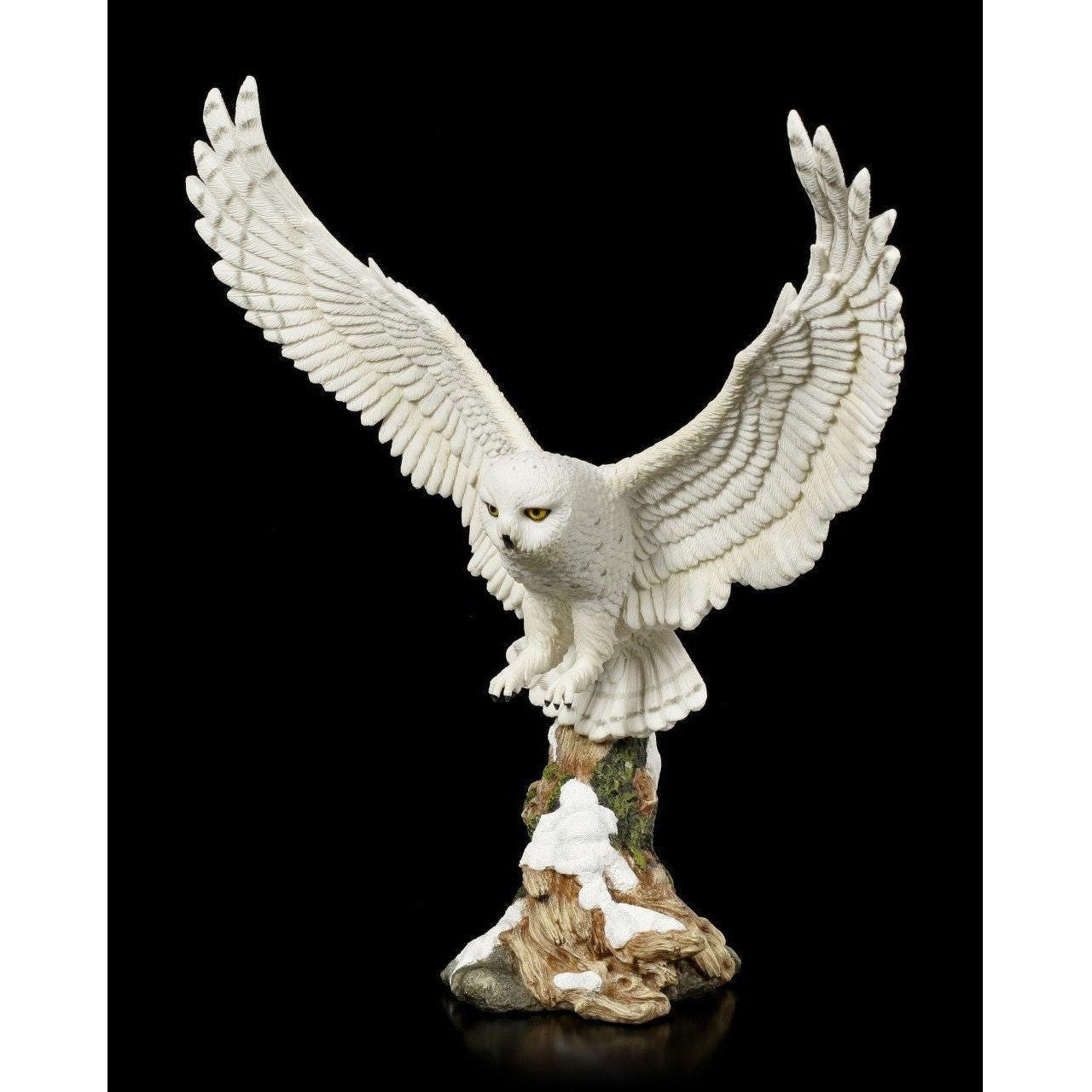 White Owl | Animal Sculptures | Home Decor | Handcrafted
