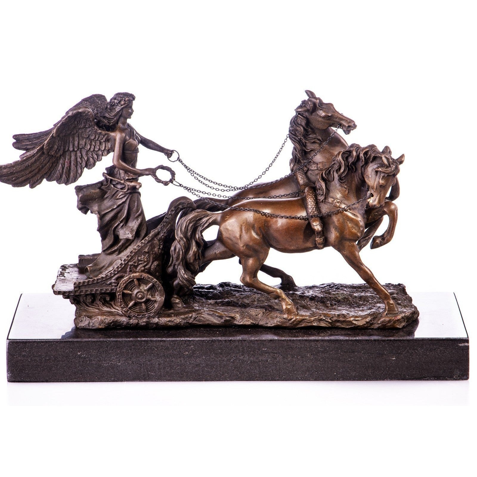 Winged Victory Nike Chariot Sculpture | Mythology & Deity Sculptures