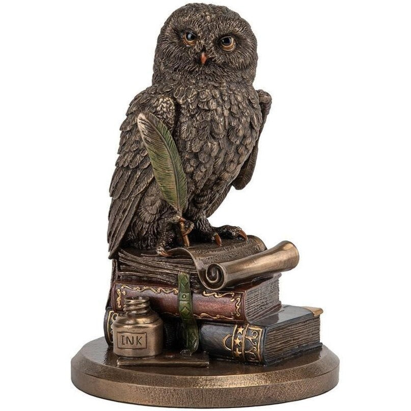 Wise Owl Sculpture on Books | Animal Sculptures | Home Decor