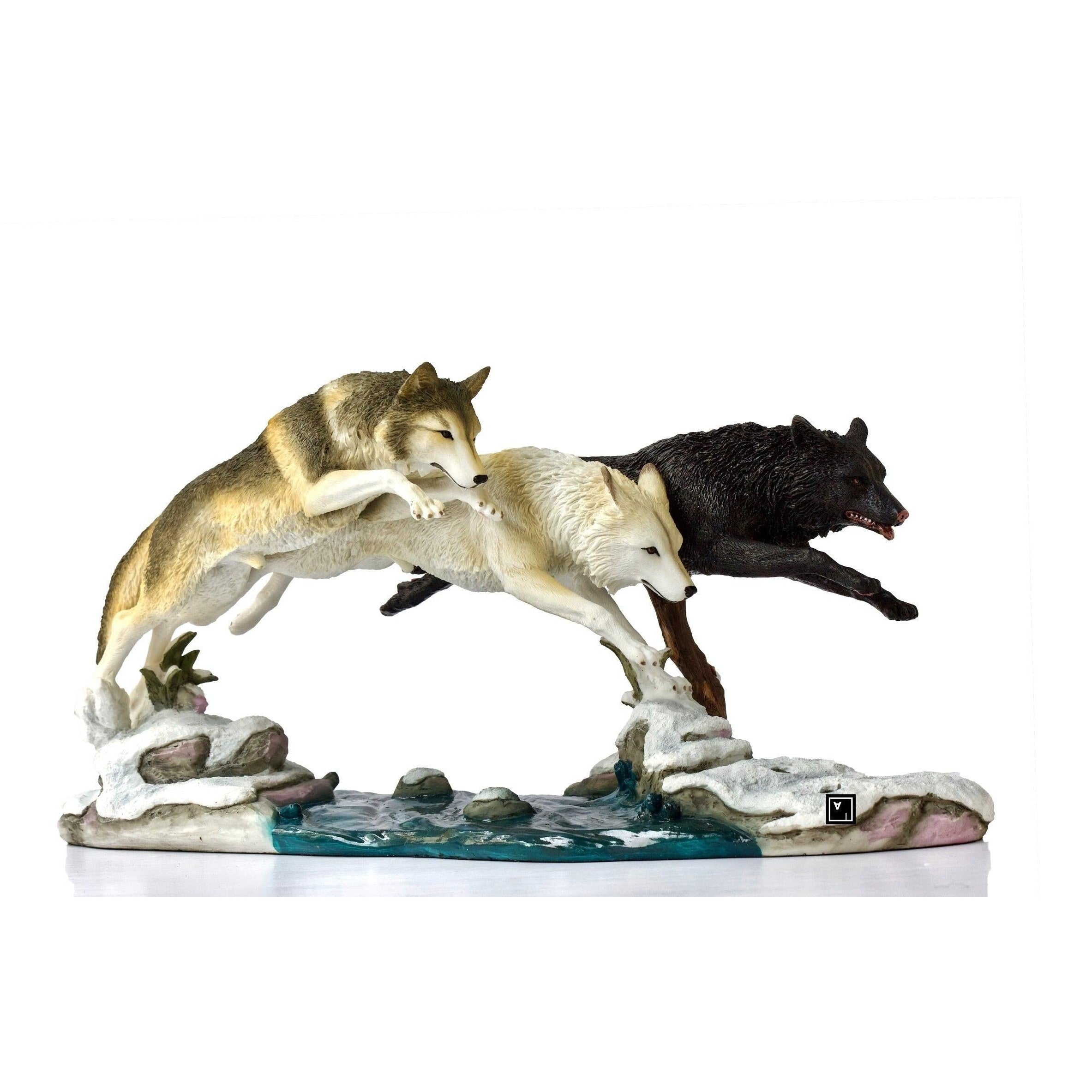 Wolf Pack | Animal Sculptures | Home Decor | Handcrafted