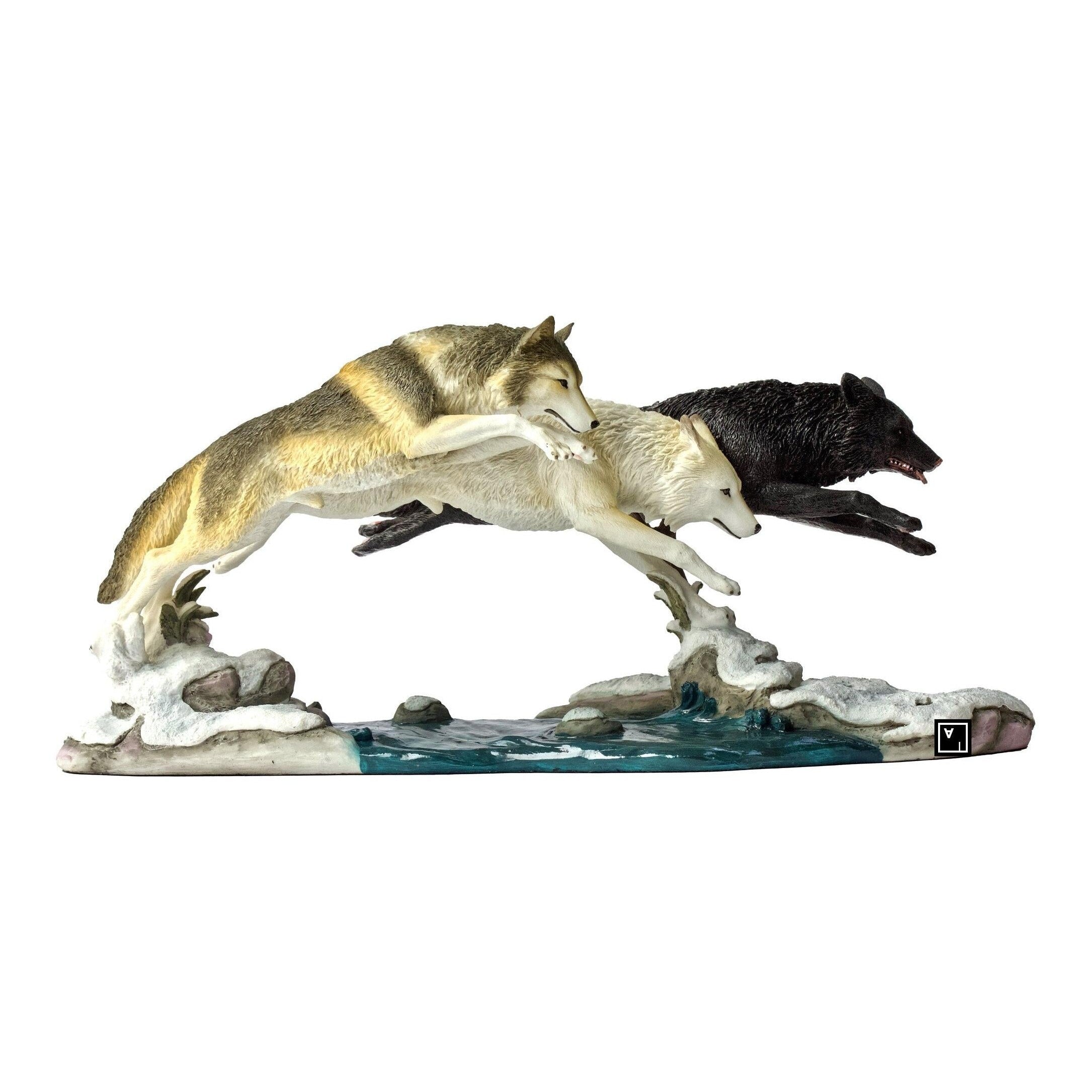 Wolf Pack | Animal Sculptures | Home Decor | Handcrafted