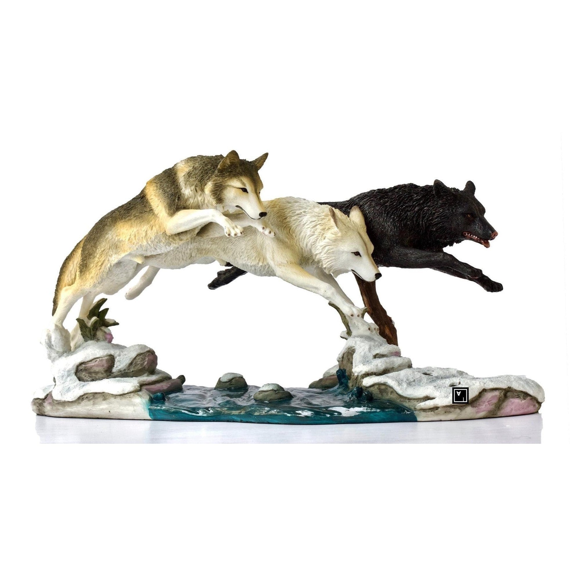 Wolf Pack | Animal Sculptures | Home Decor | Handcrafted