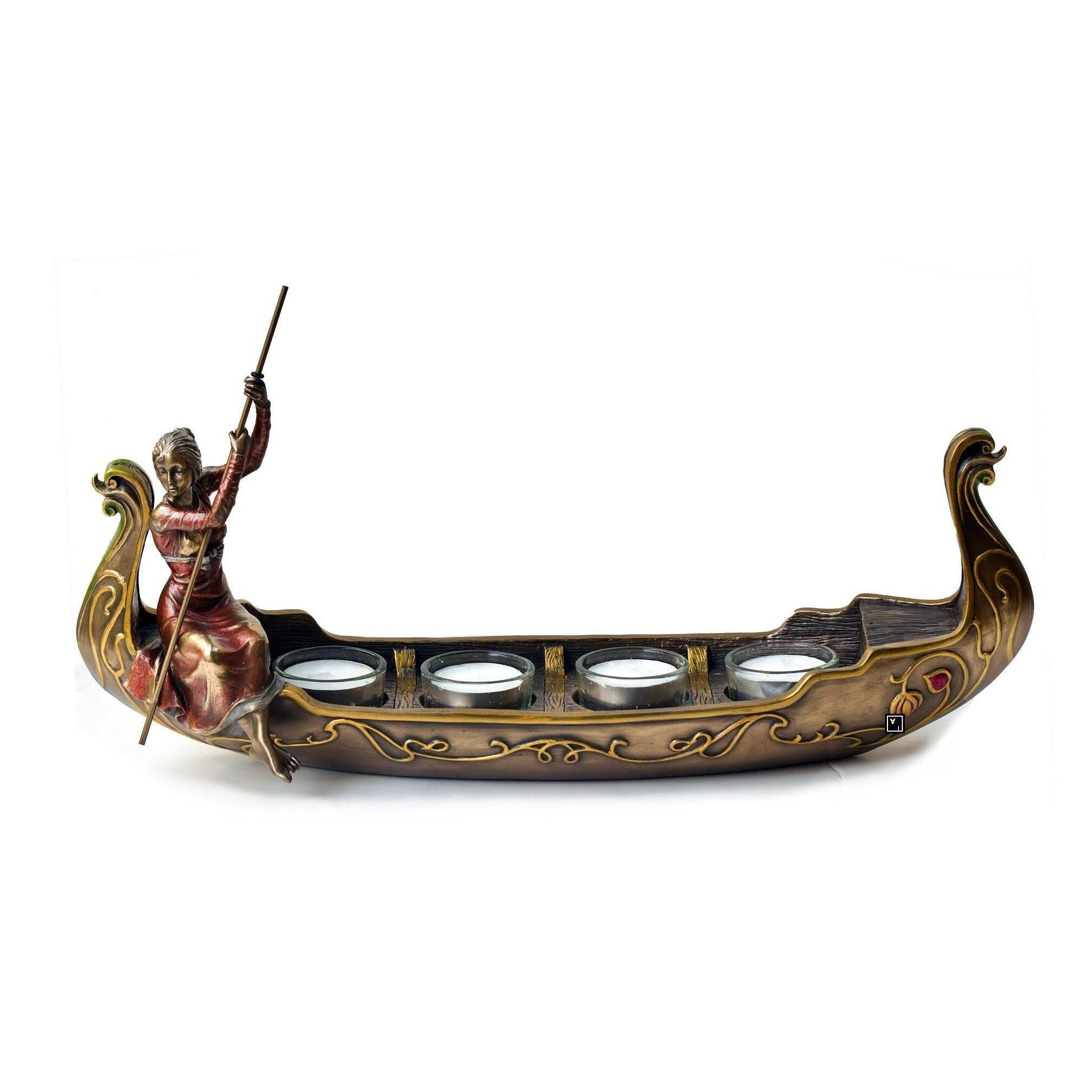Woman in Gondola Tealight Candle Holder | Lighting | Home Decor