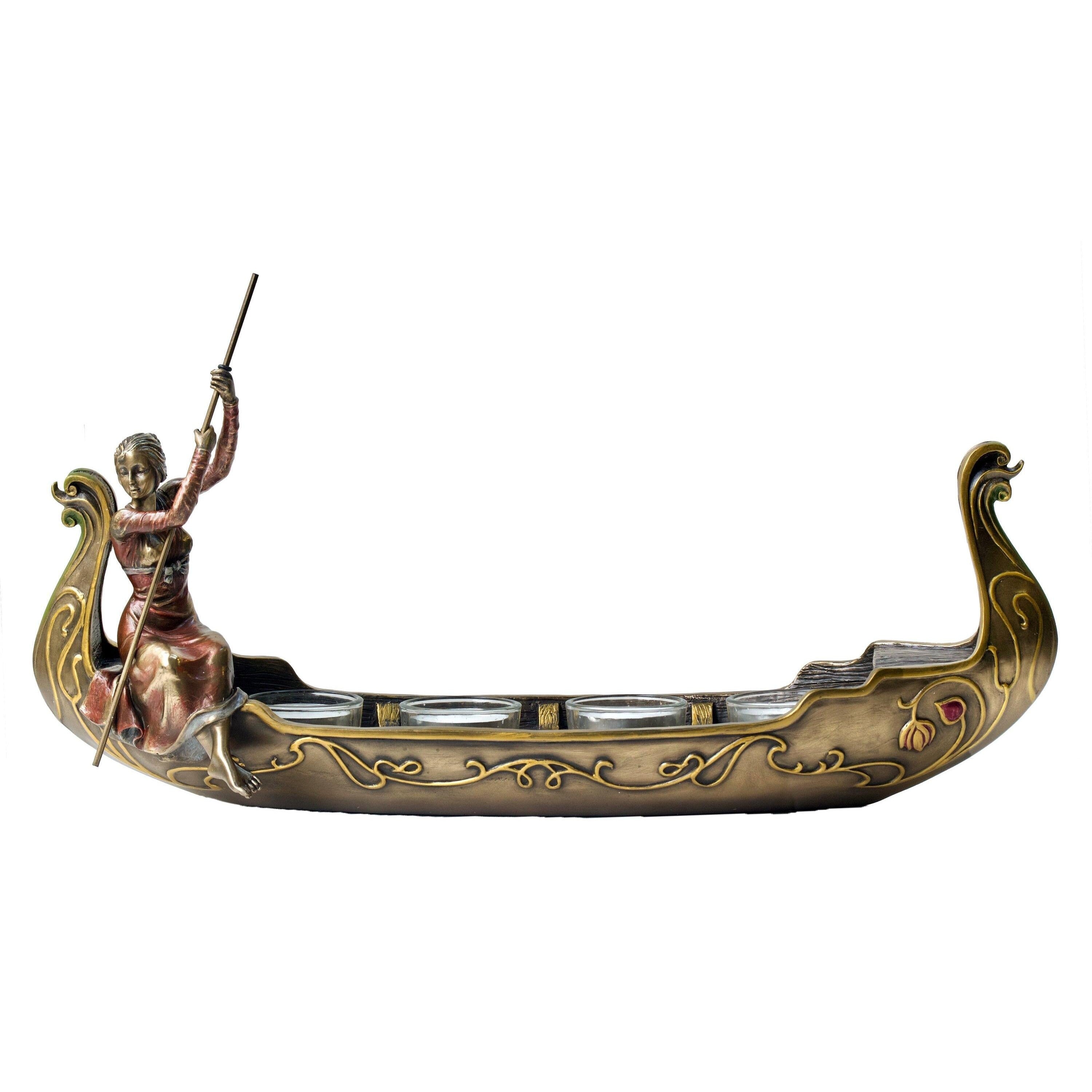 Woman in Gondola Tealight Candle Holder | Lighting | Home Decor