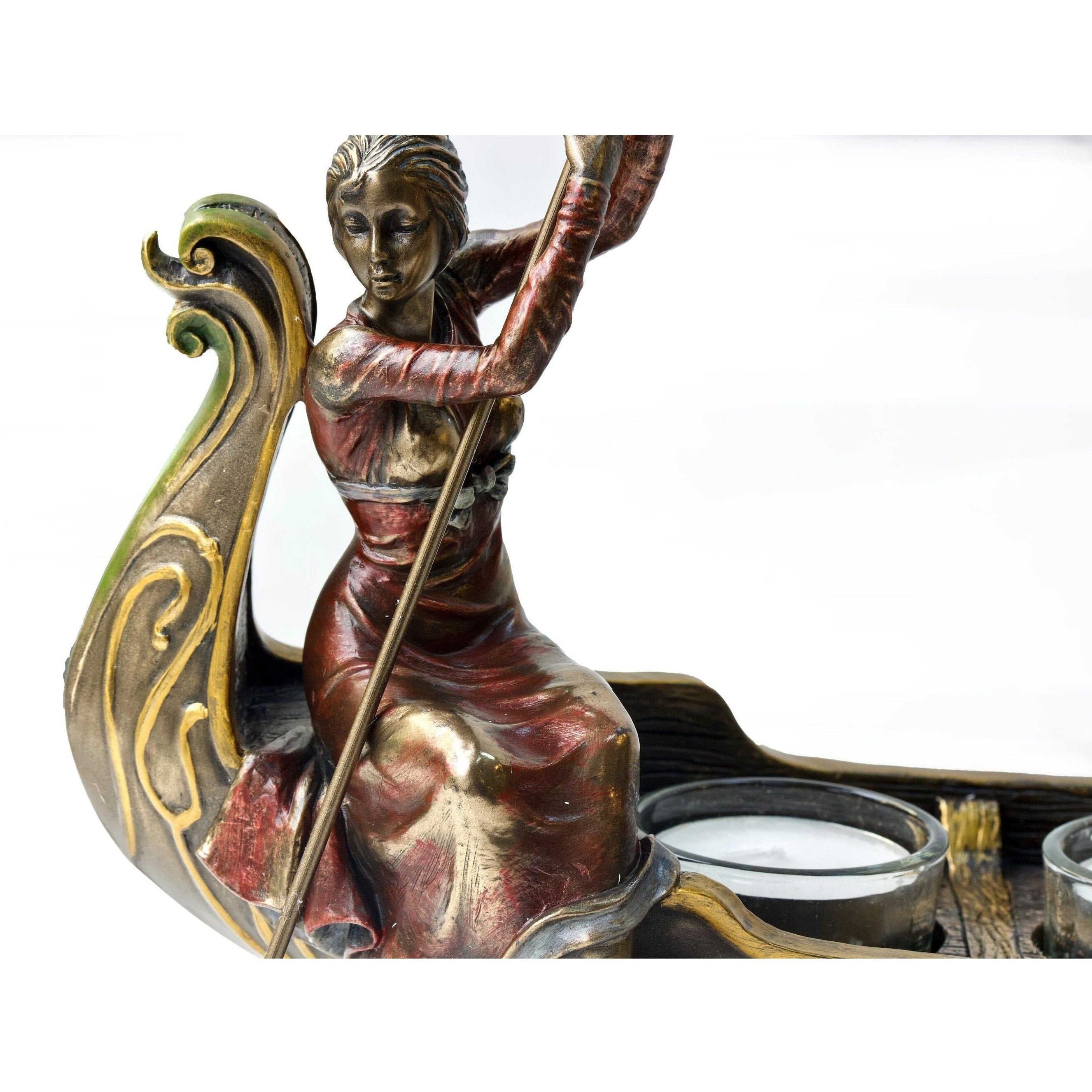 Woman in Gondola Tealight Candle Holder | Lighting | Home Decor