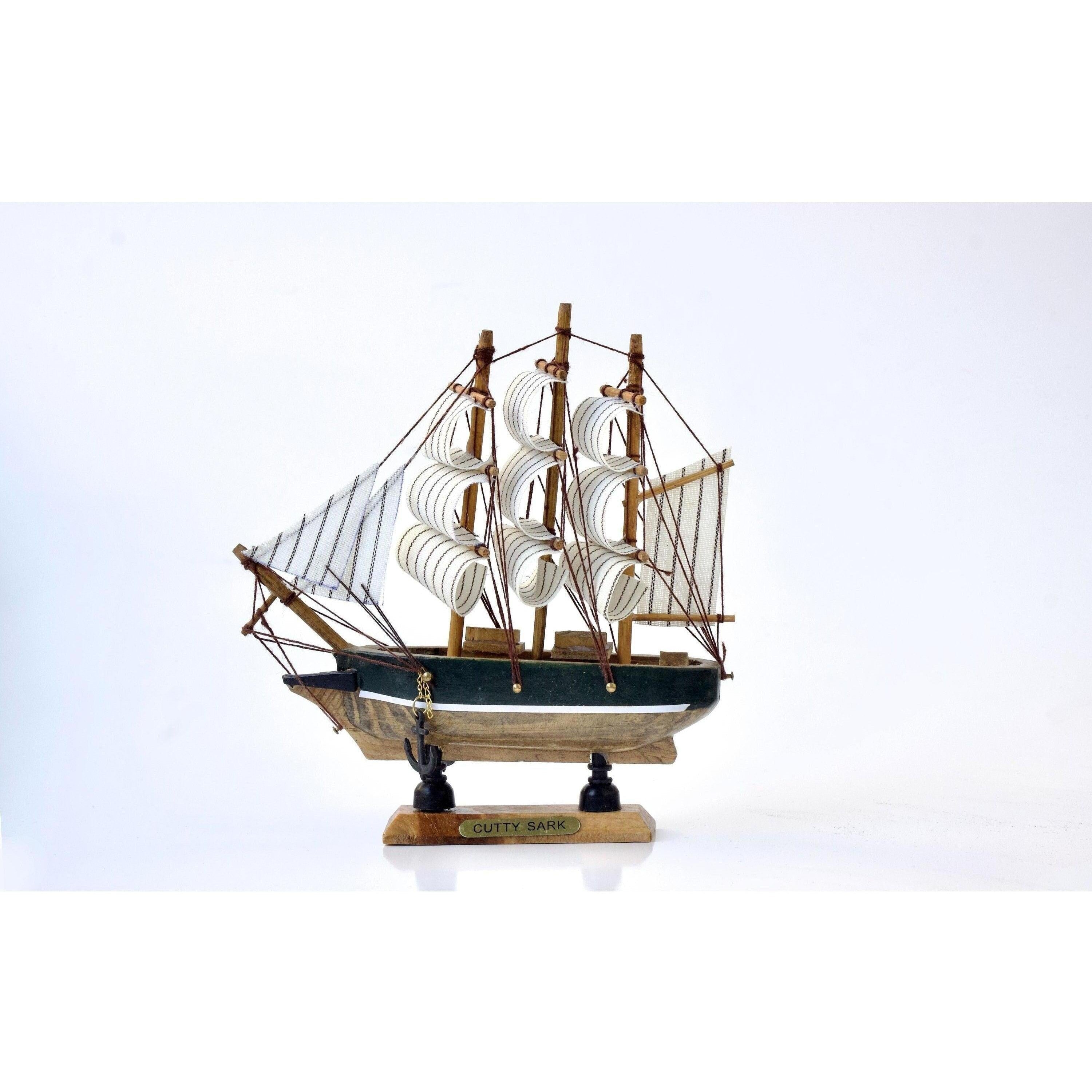 Wooden The Cutty Sark Model Ship | Tin & Model Collectibles