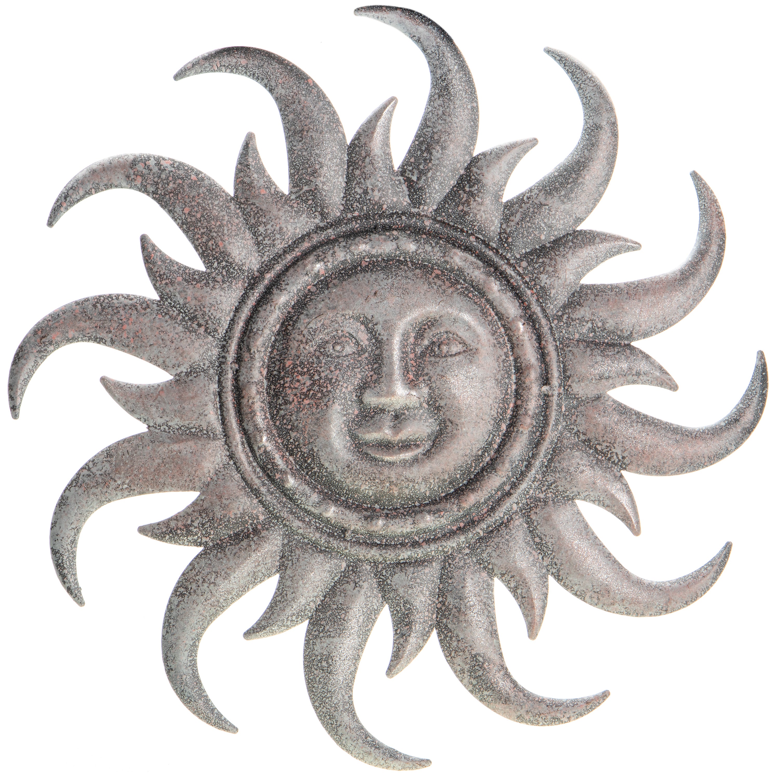 Metal Sun Wall Decoration – Bronze – view 1
