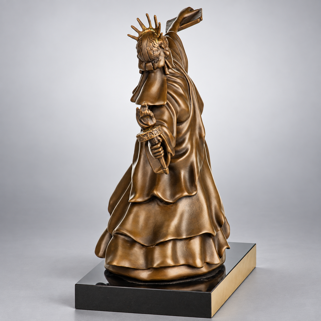 Banksy Liberty Torch Thrower Bronze Sculpture – Statue of Liberty