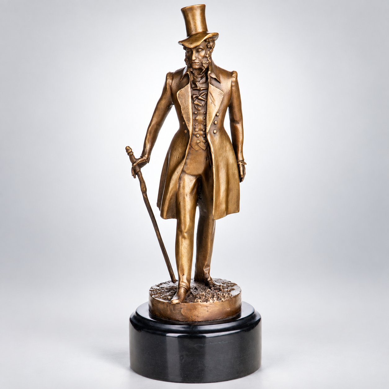 Alexander Pushkin Bronze Sculpture after Y. Orechov