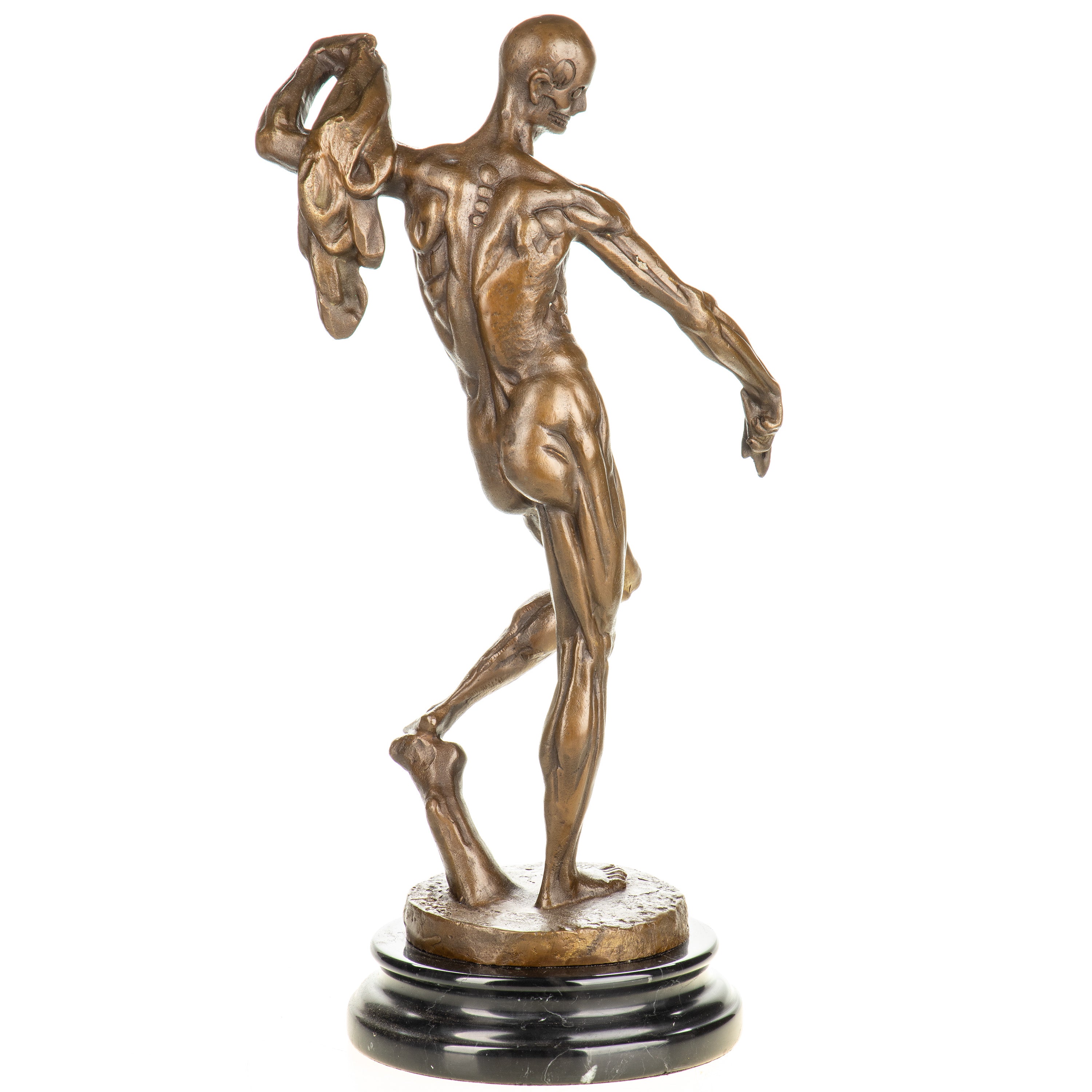 Anatomy of a Man Bronze Sculpture after P. Franqueville