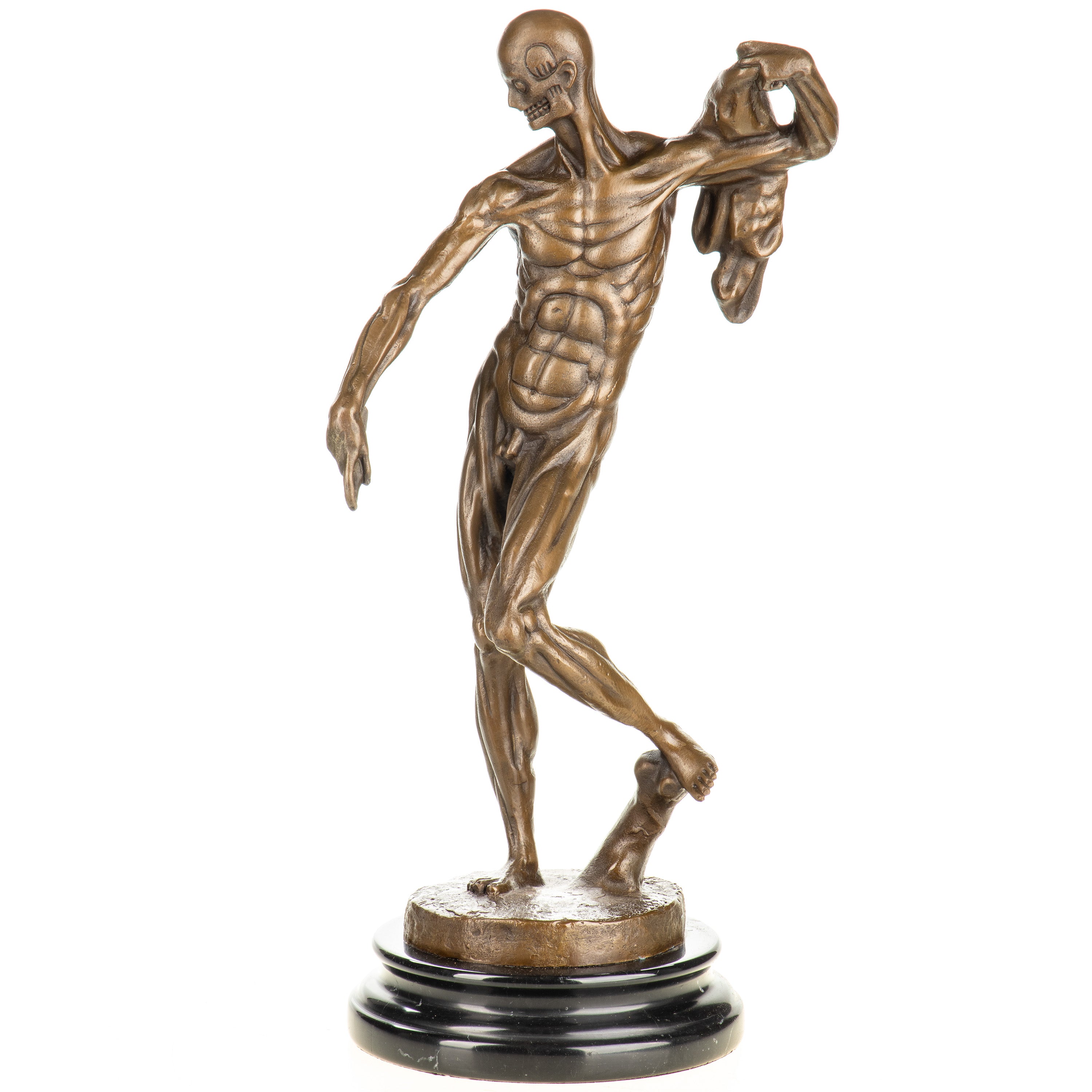 Anatomy of a Man Bronze Sculpture after P. Franqueville