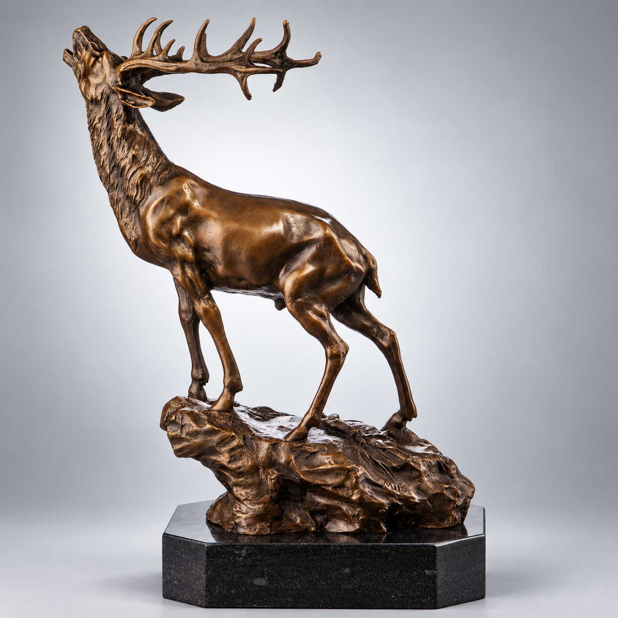 Deer Stag Bronze Sculpture