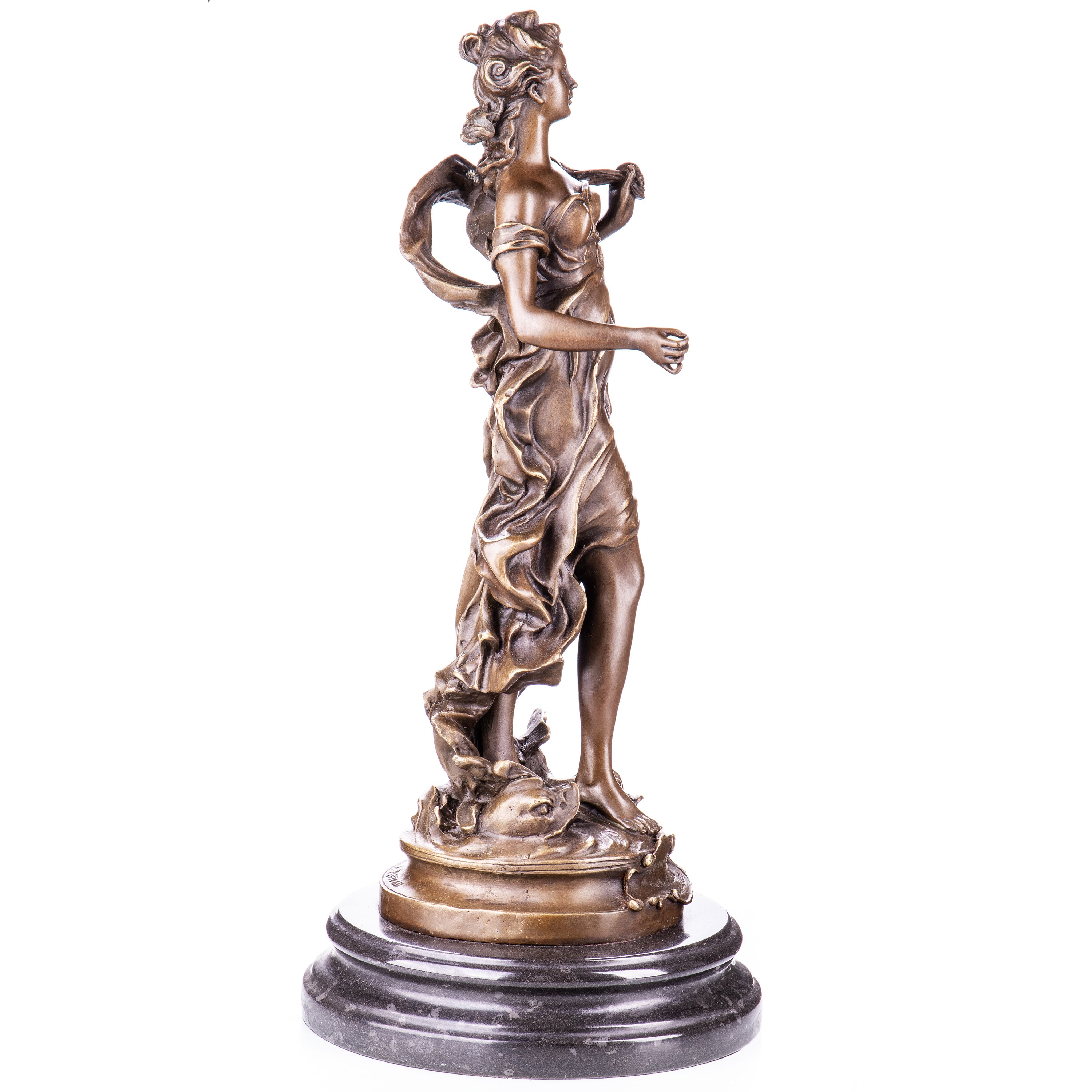 Amphitrite Sea Goddess Bronze Sculpture after A. Moreau – view 3