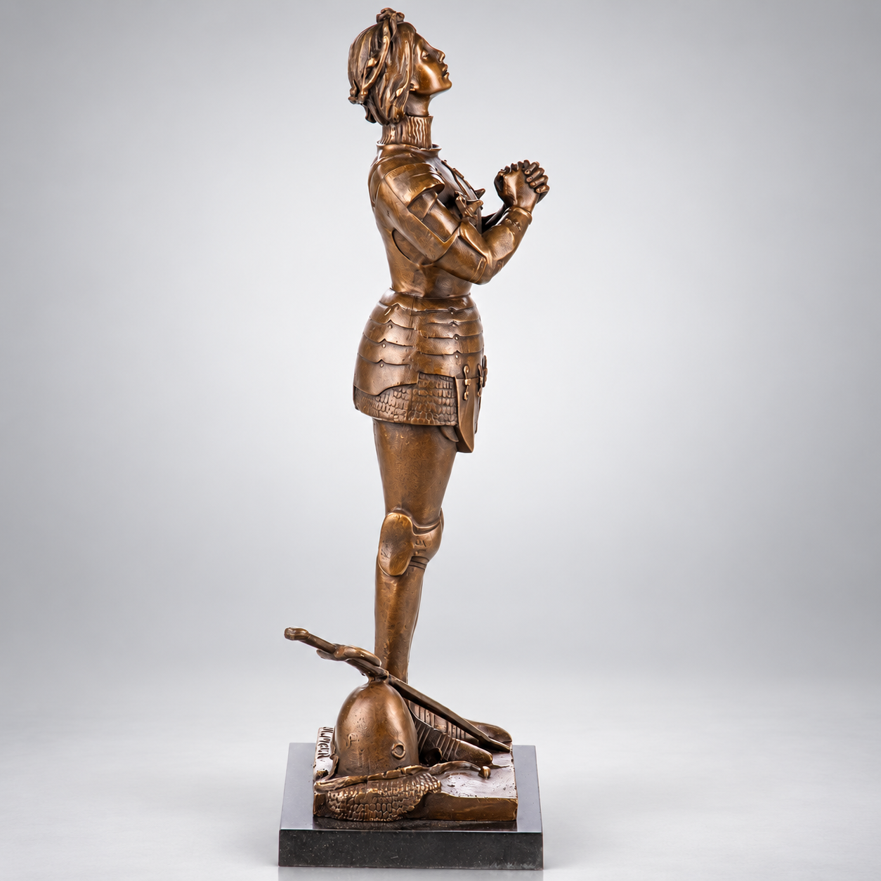 Joan of Arc Bronze Sculpture after Mercié
