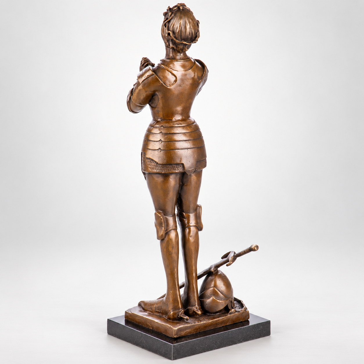 Joan of Arc Bronze Sculpture after Mercié
