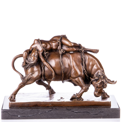 Abduction of Europa Bronze Sculpture after Début