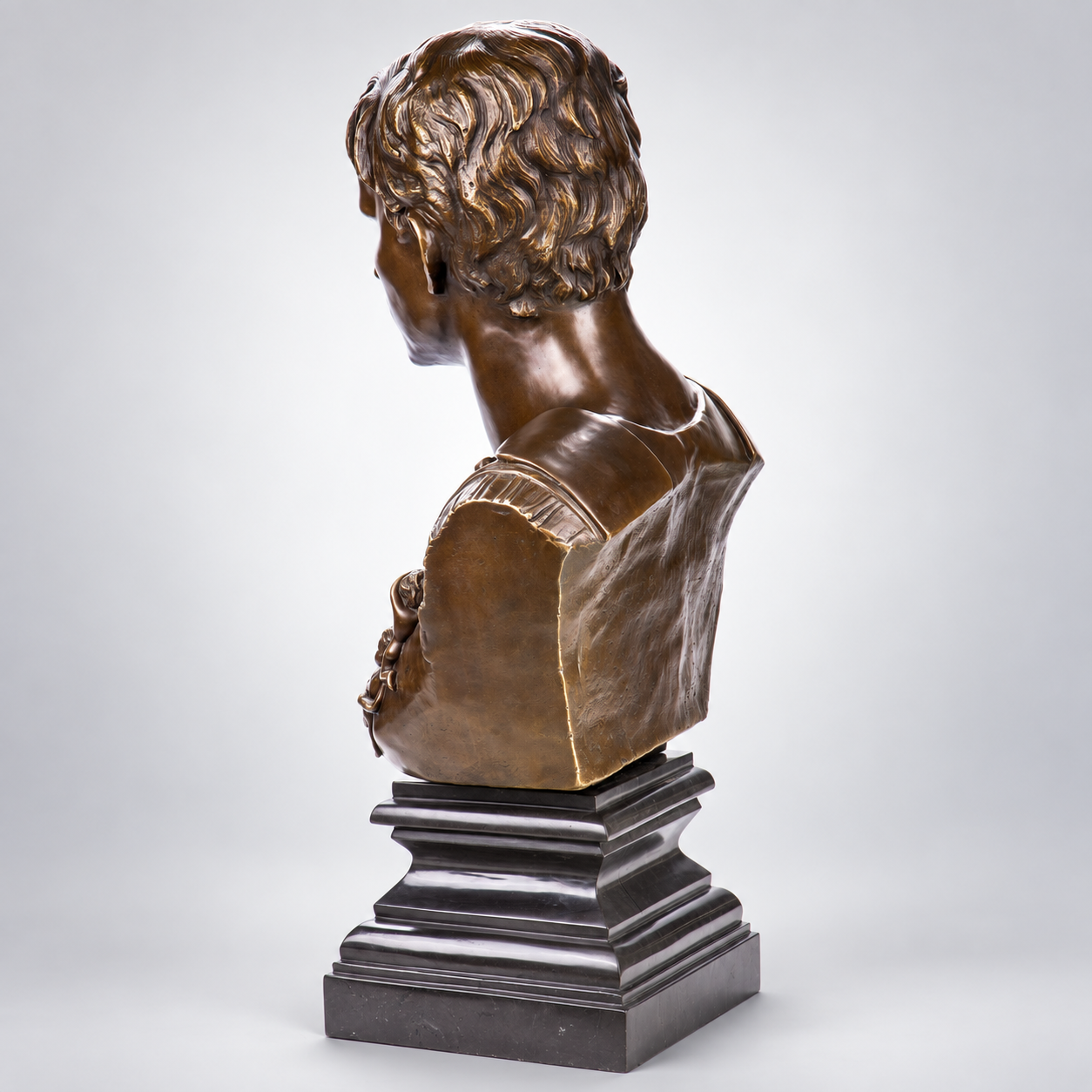 Emperor Augustus Bronze Bust – Large Roman Bust