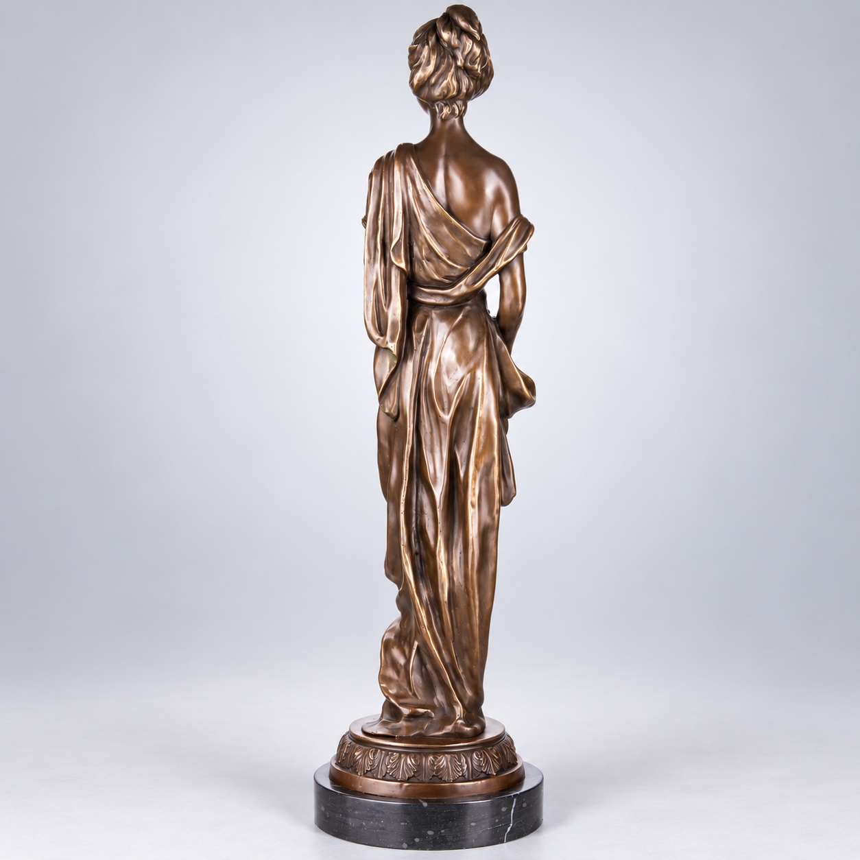 Allegory of the Seasons Bronze Sculpture – Woman in Tunic (C)