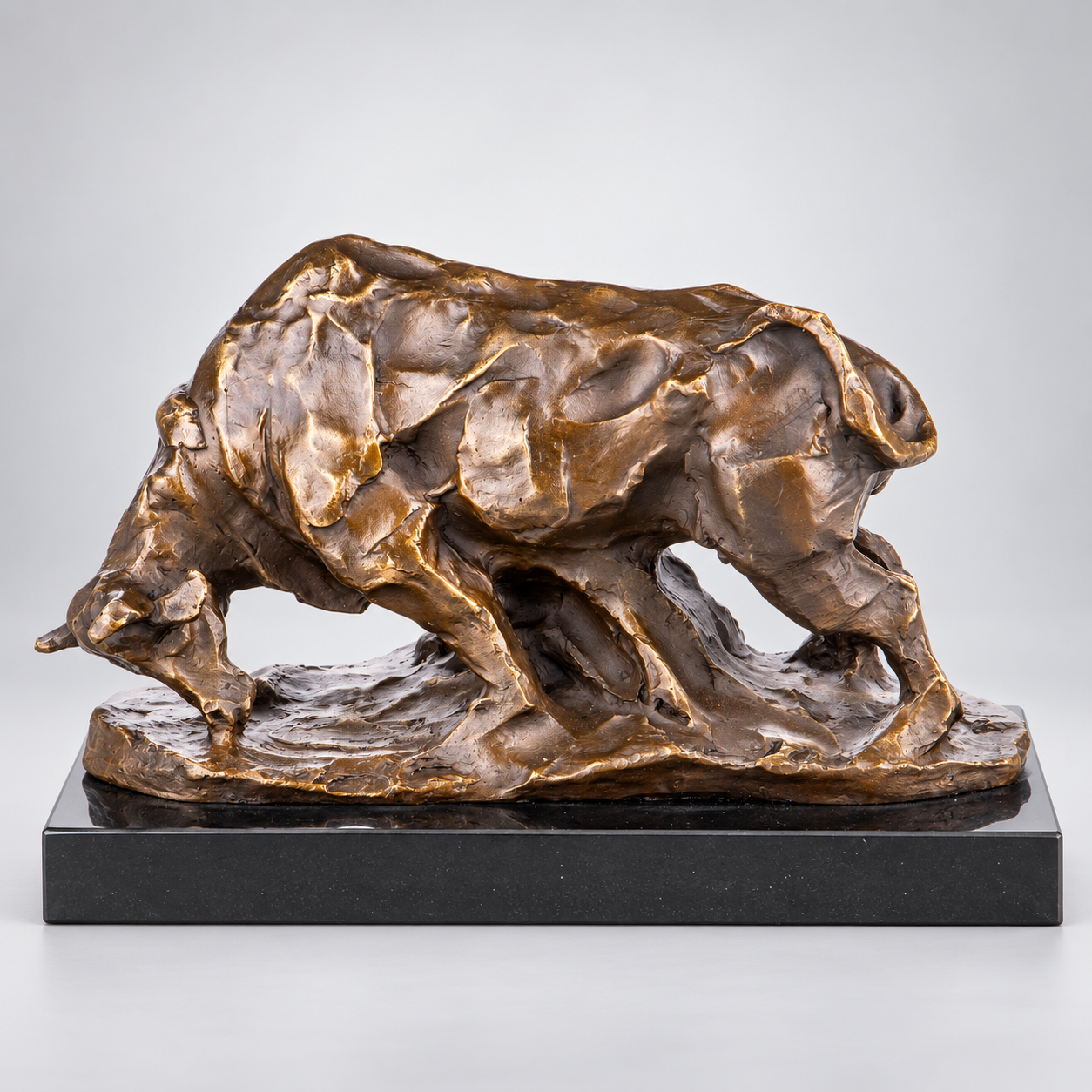 Bull Bronze Sculpture – Charging Bull