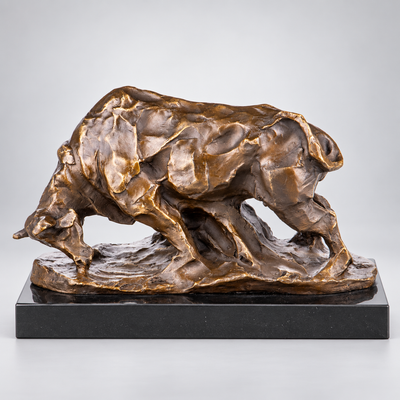 Bull Bronze Sculpture – Charging Bull