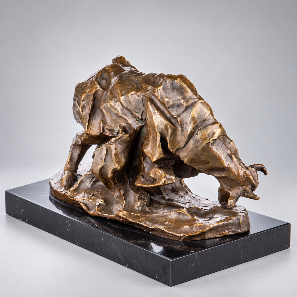 Bull Bronze Sculpture – Charging Bull