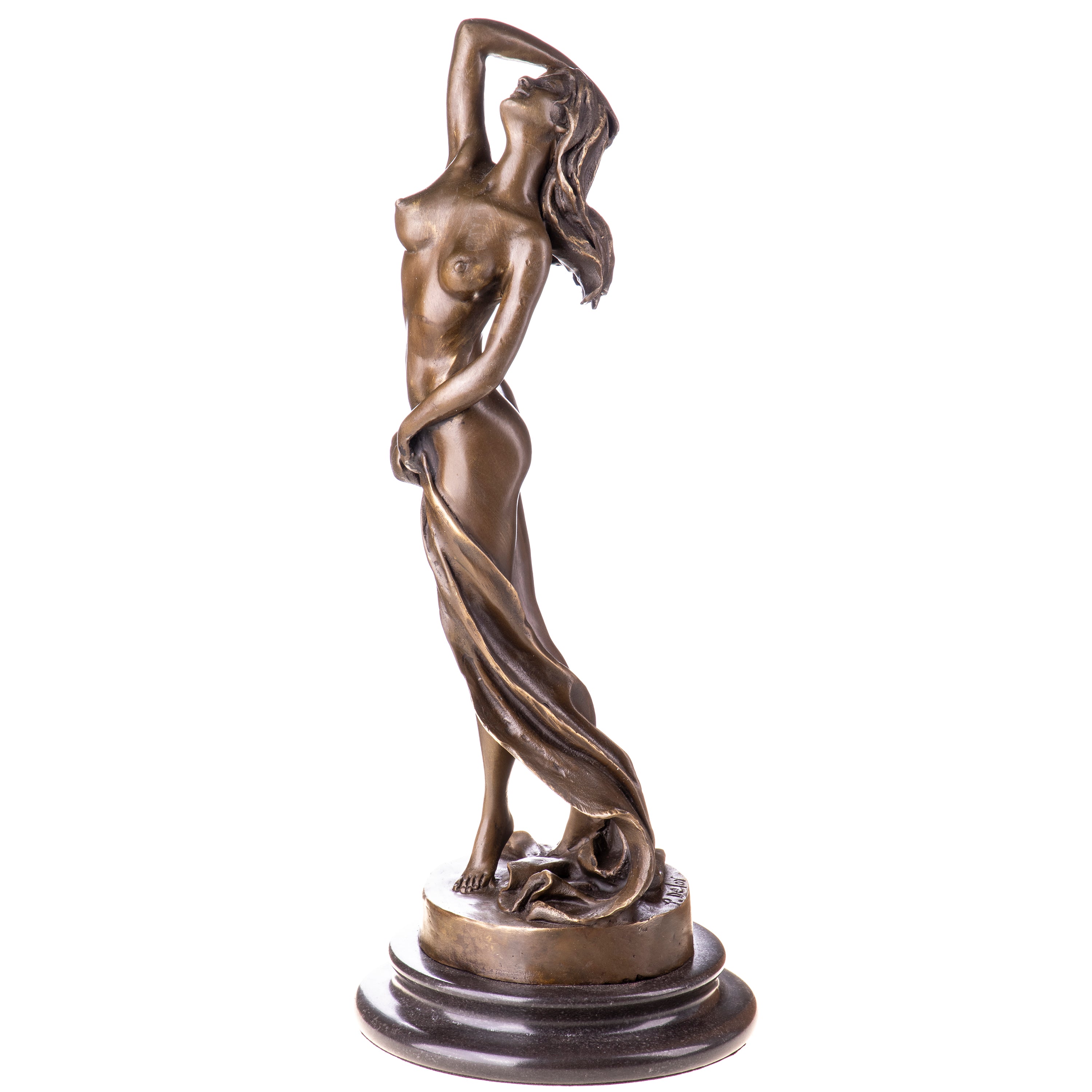 Female Nude Bronze Sculpture – Standing Figure