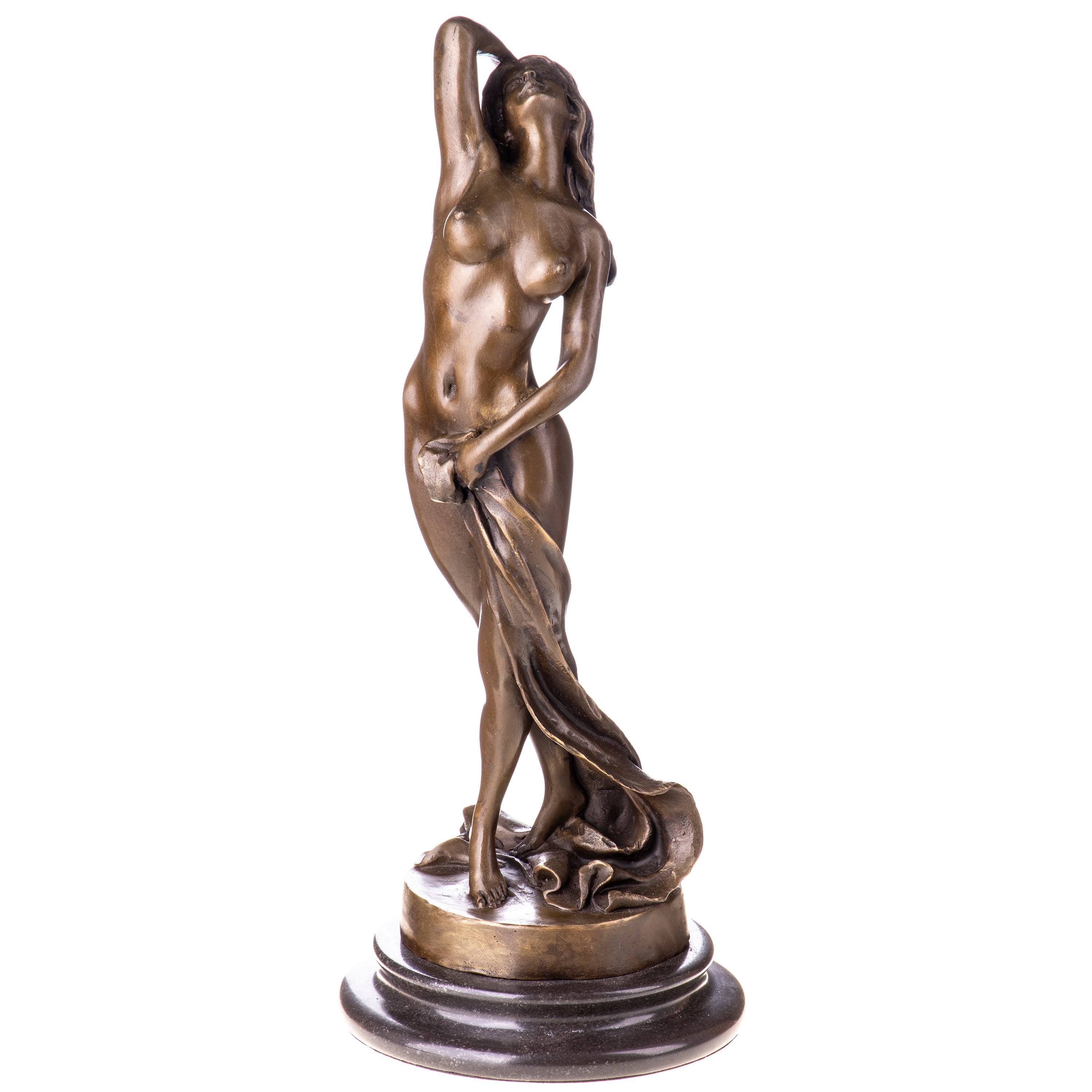 Female Nude Bronze Sculpture – Standing Figure