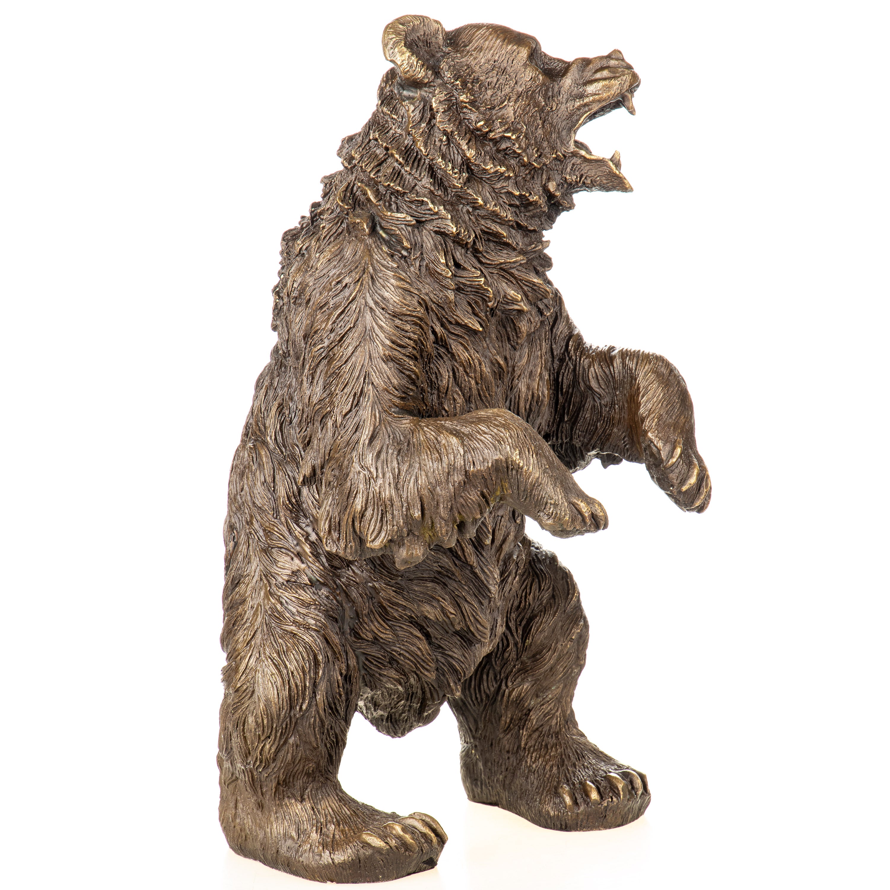 Bear Bronze Sculpture – Large – view 2
