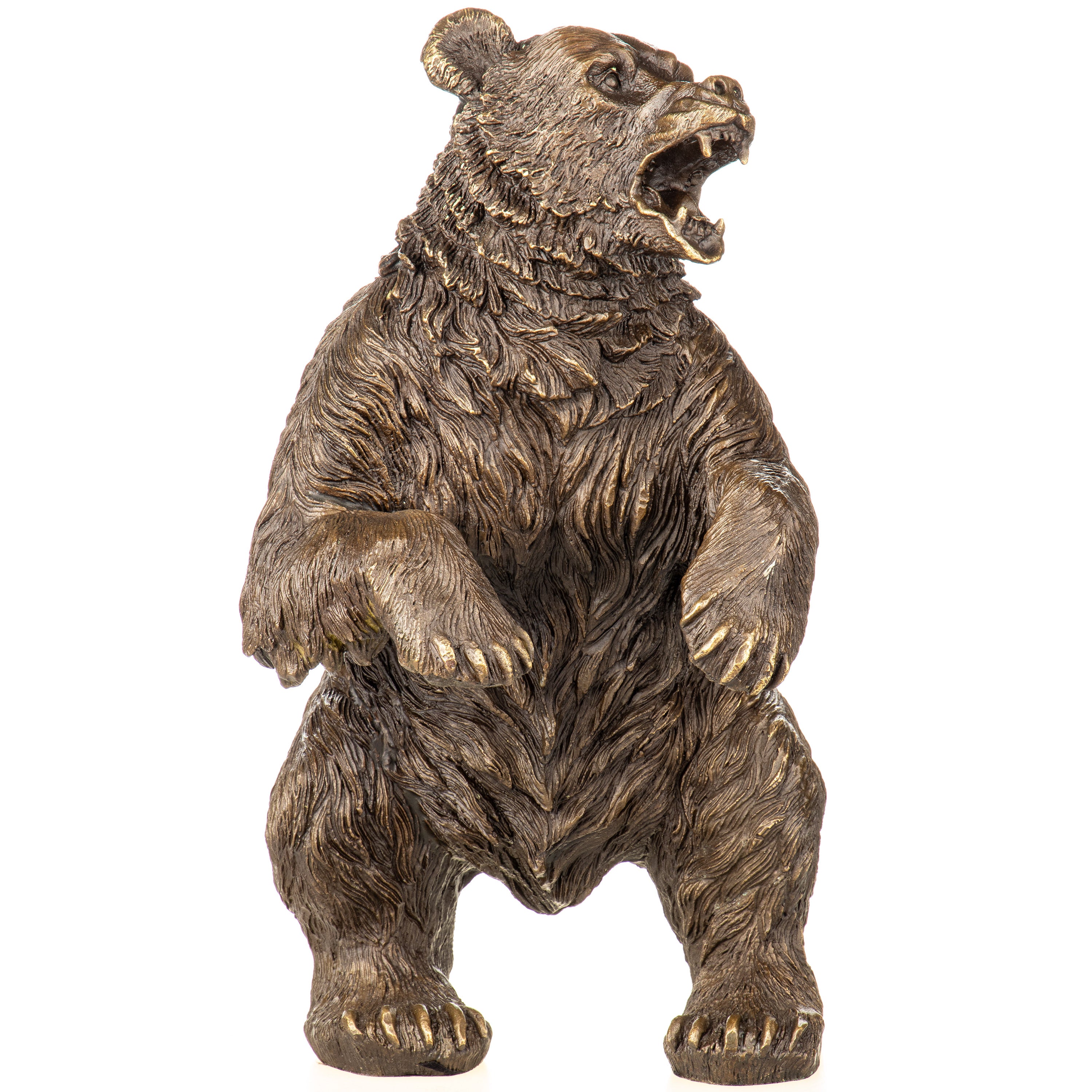 Bear Bronze Sculpture – Large – view 1
