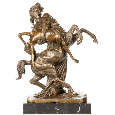 Mythological bronze figure “Rape of Hippodamia” | Handcrafted Bronze