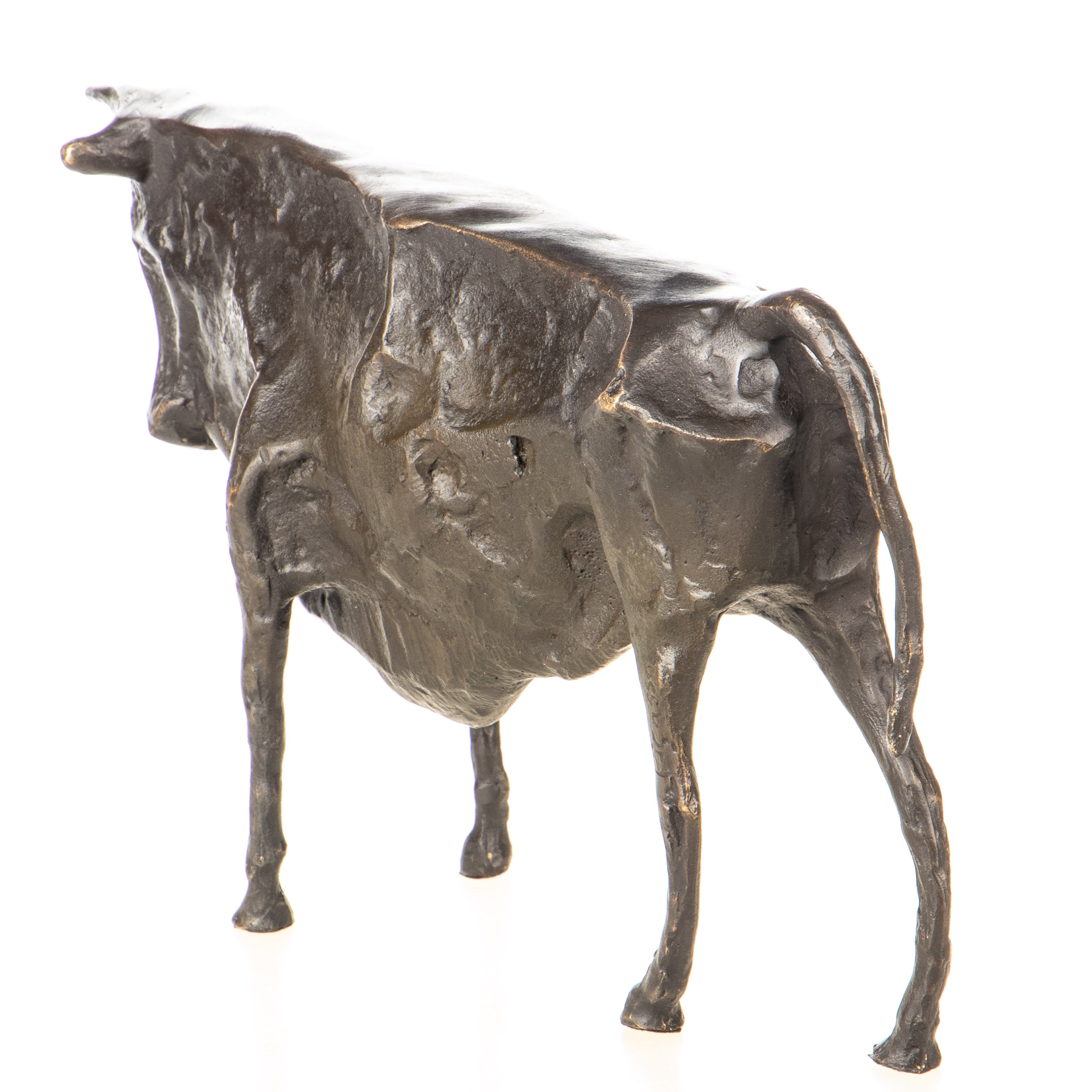 Bull Modern Bronze Sculpture – view 2