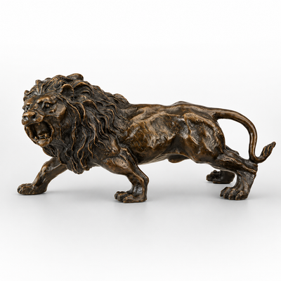 Lion | Handcrafted Bronze Decor | Unique Home Accent | Gift Idea