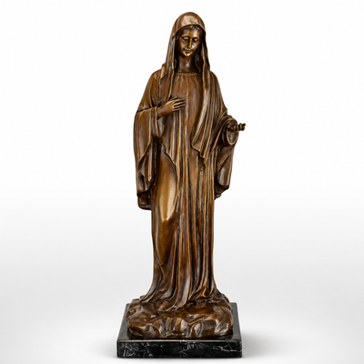 Madonna | Handcrafted Bronze Decor | Unique Home Accent | Gift Idea