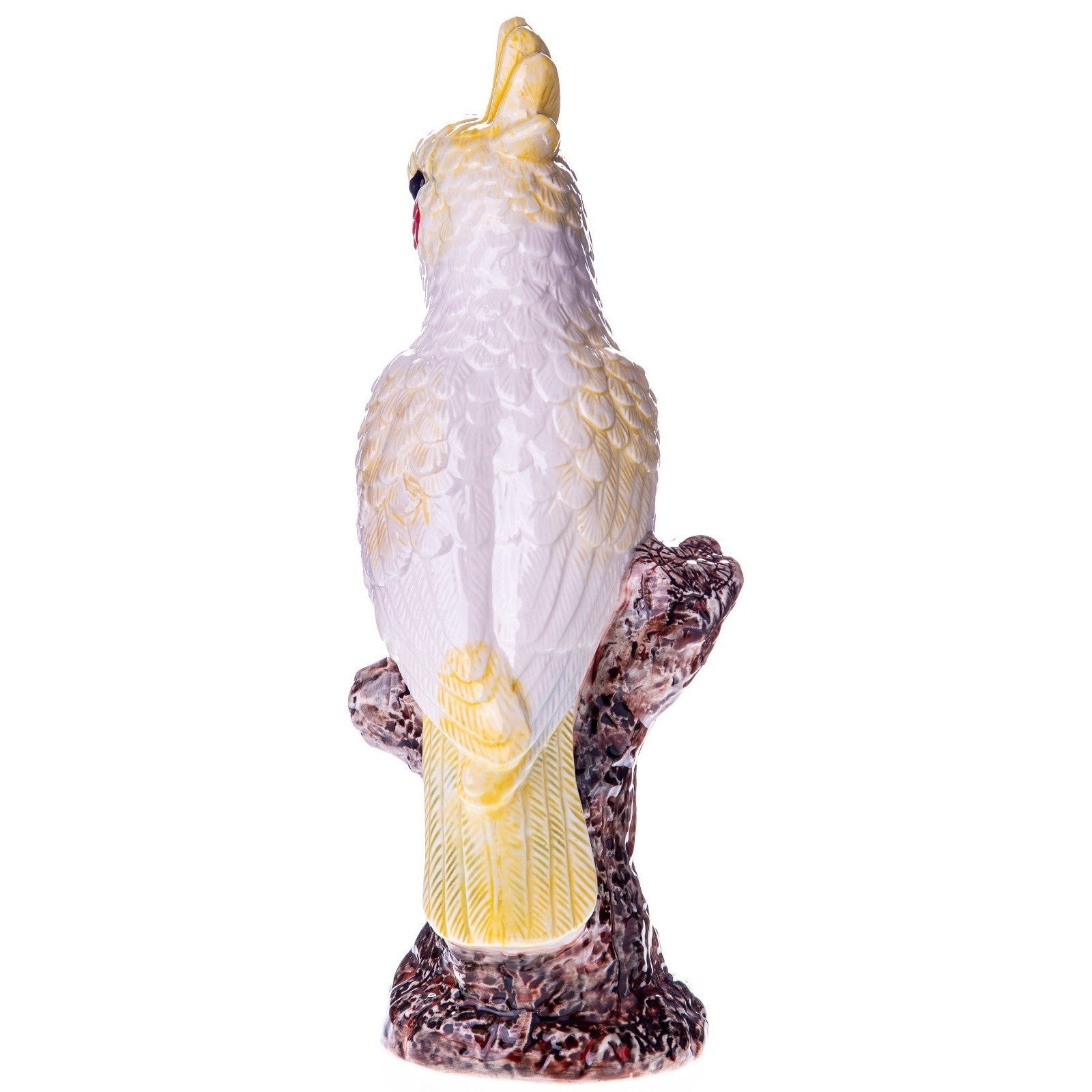 Yellow Crested Cockatoo Ceramic Figurine | Figurines & Statues