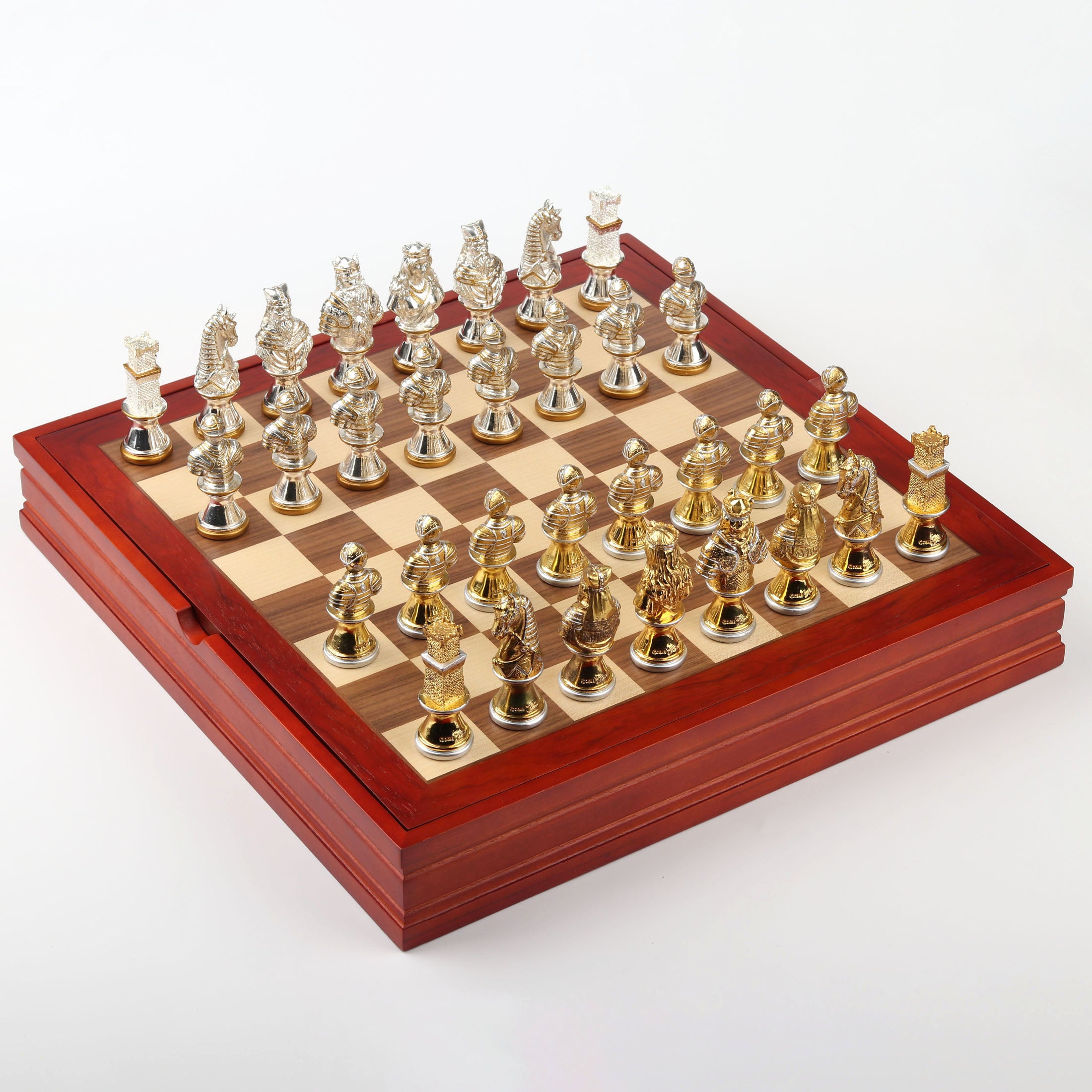 Medieval Times Crusades Knight Chessmen Set (32 pcs per set) (Collector Box Board)