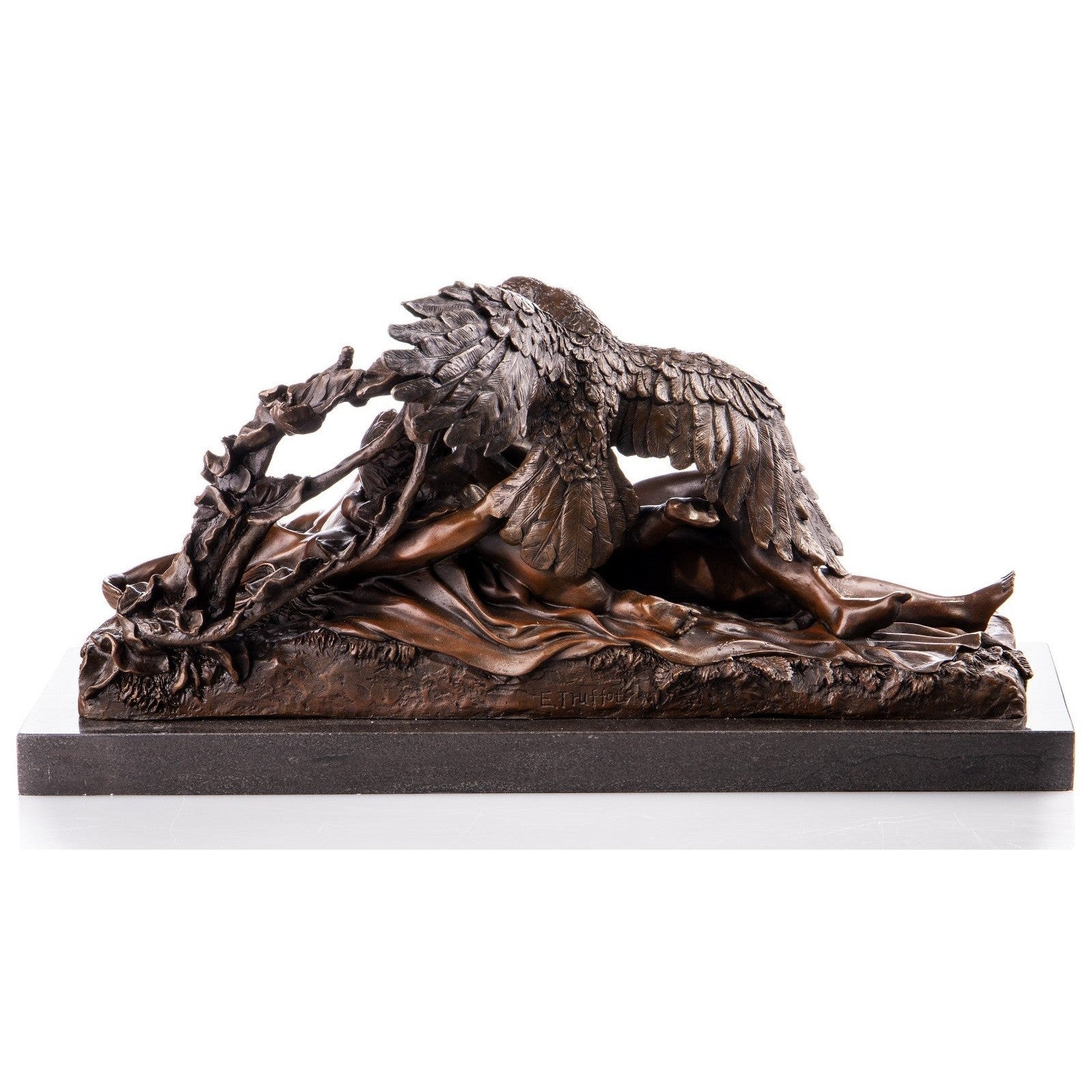Zeus and Ganymede Erotic Bronze Sculpture, Mythology & Deity Sculpture