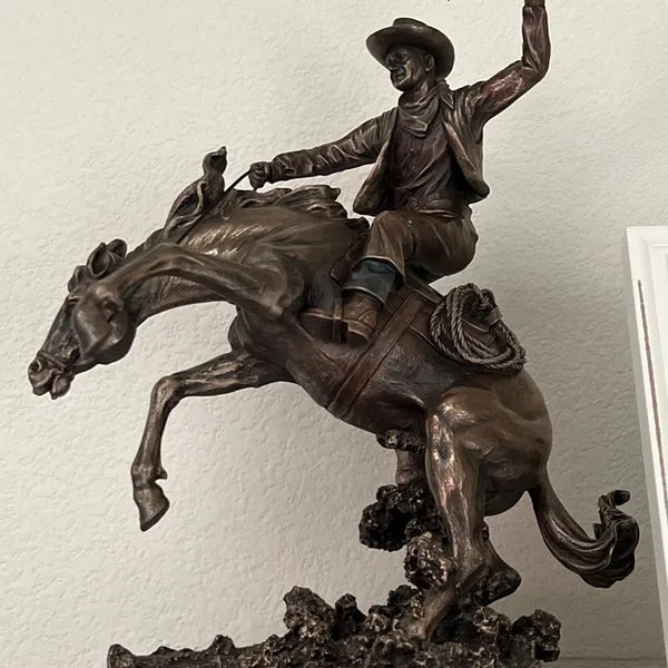 Cowboy with Horse