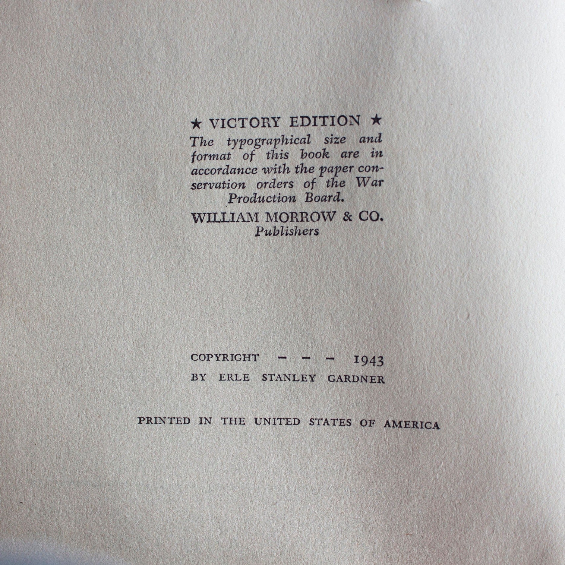 1943 Erle Stanley Gardner "The Case of The Buried Clock" First Edition Book