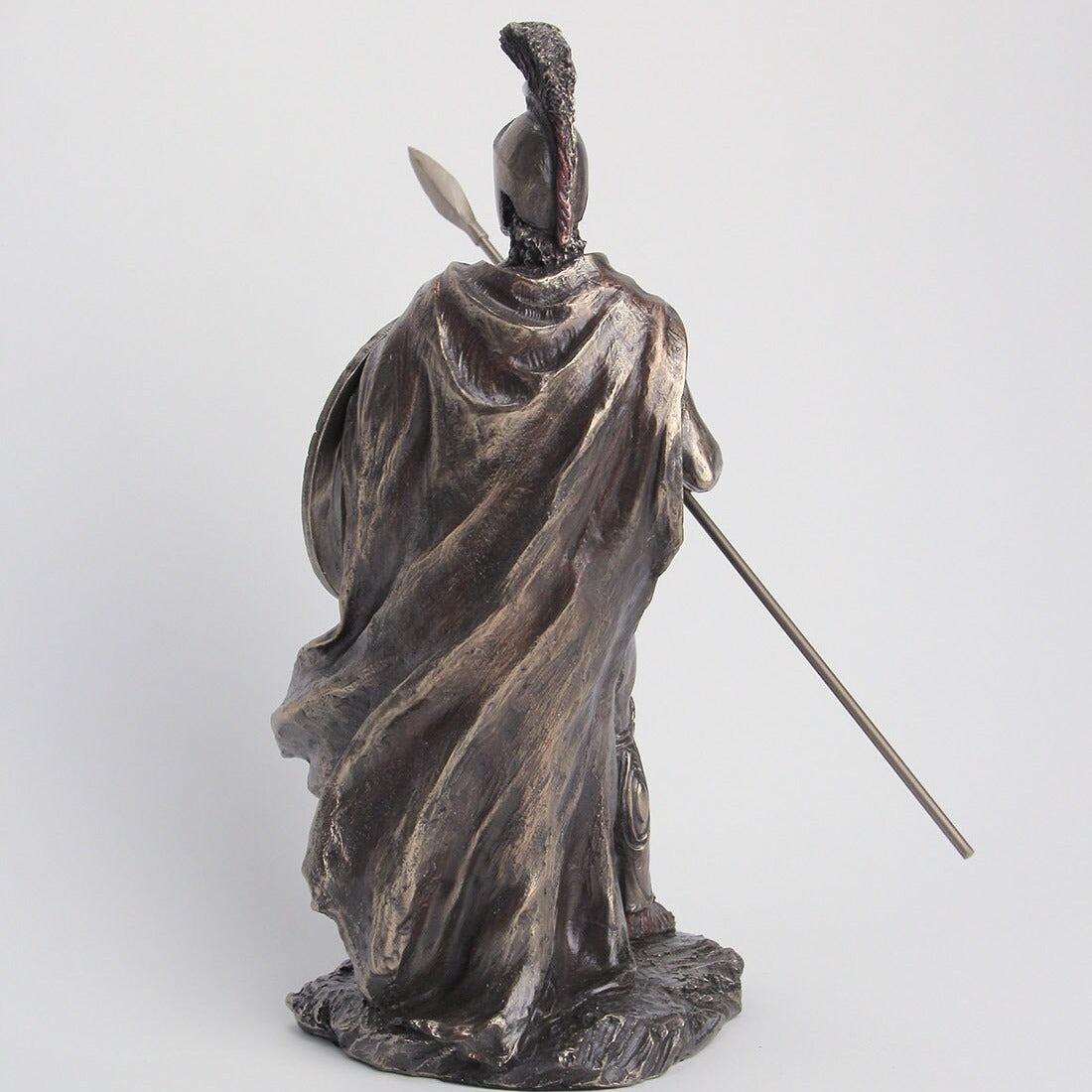 Bronze Finish Spartan King Leonidas Statue: Greek Sculpture Figurine