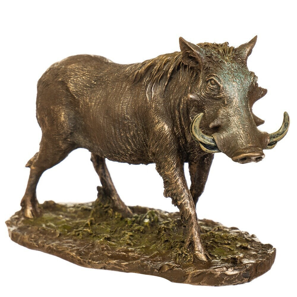 Bronze Wild Boar Statue Animal Figurine